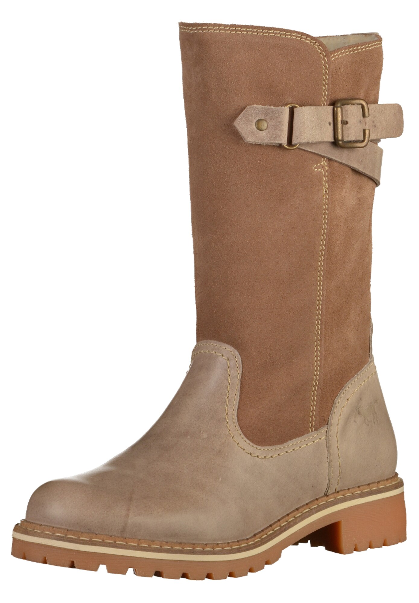 Mustang Dames Laarzen Sand Lichtbeige mustang kopen in de aanbieding