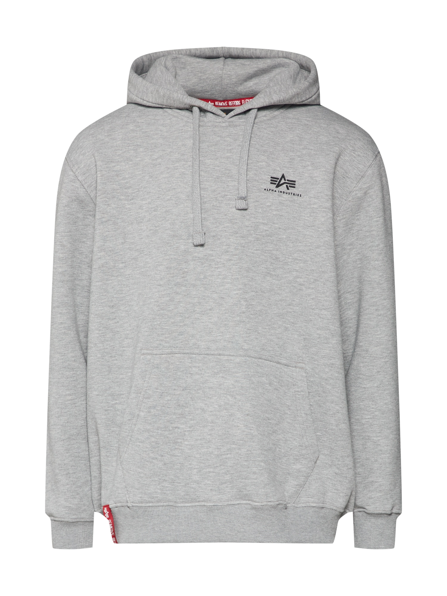 ALPHA INDUSTRIES Mikina  sivá / čierna
