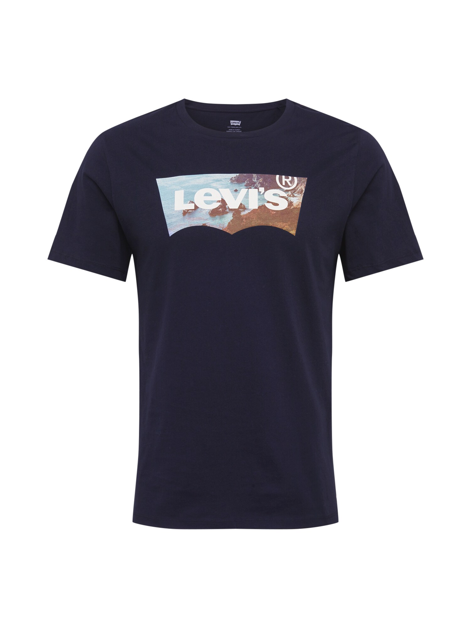LEVI'S Marškinėliai  mėlyna / juoda / balta
