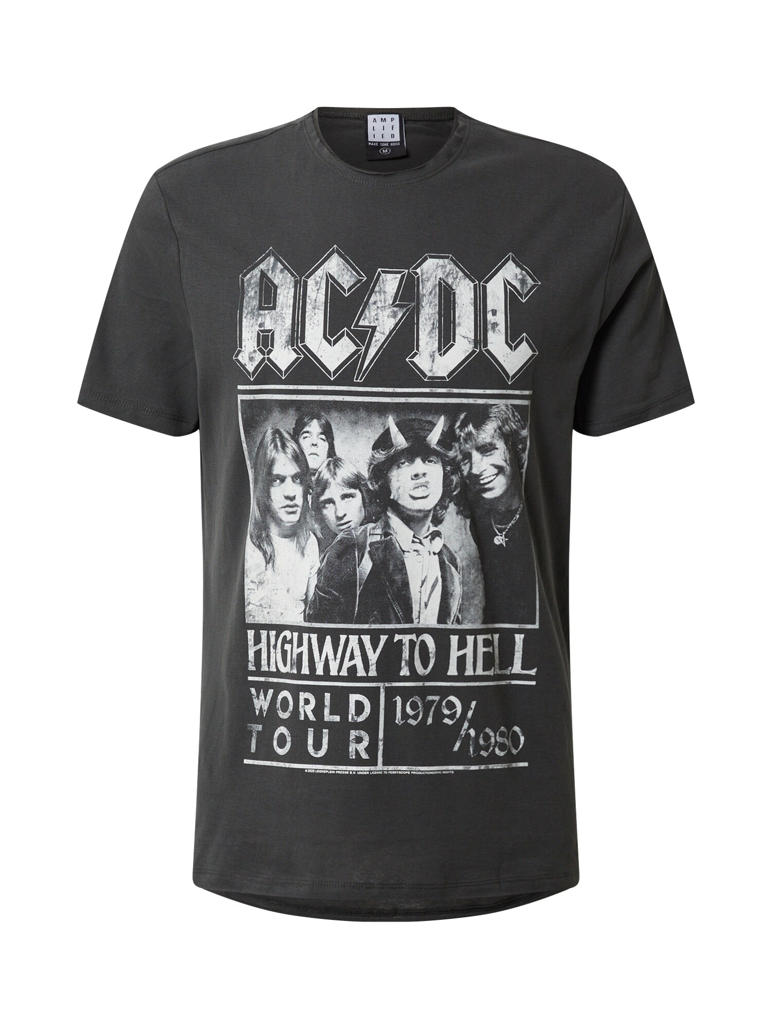 AMPLIFIED Tričko 'ACDC HIGHWAY TO HELL'  tmavosivá