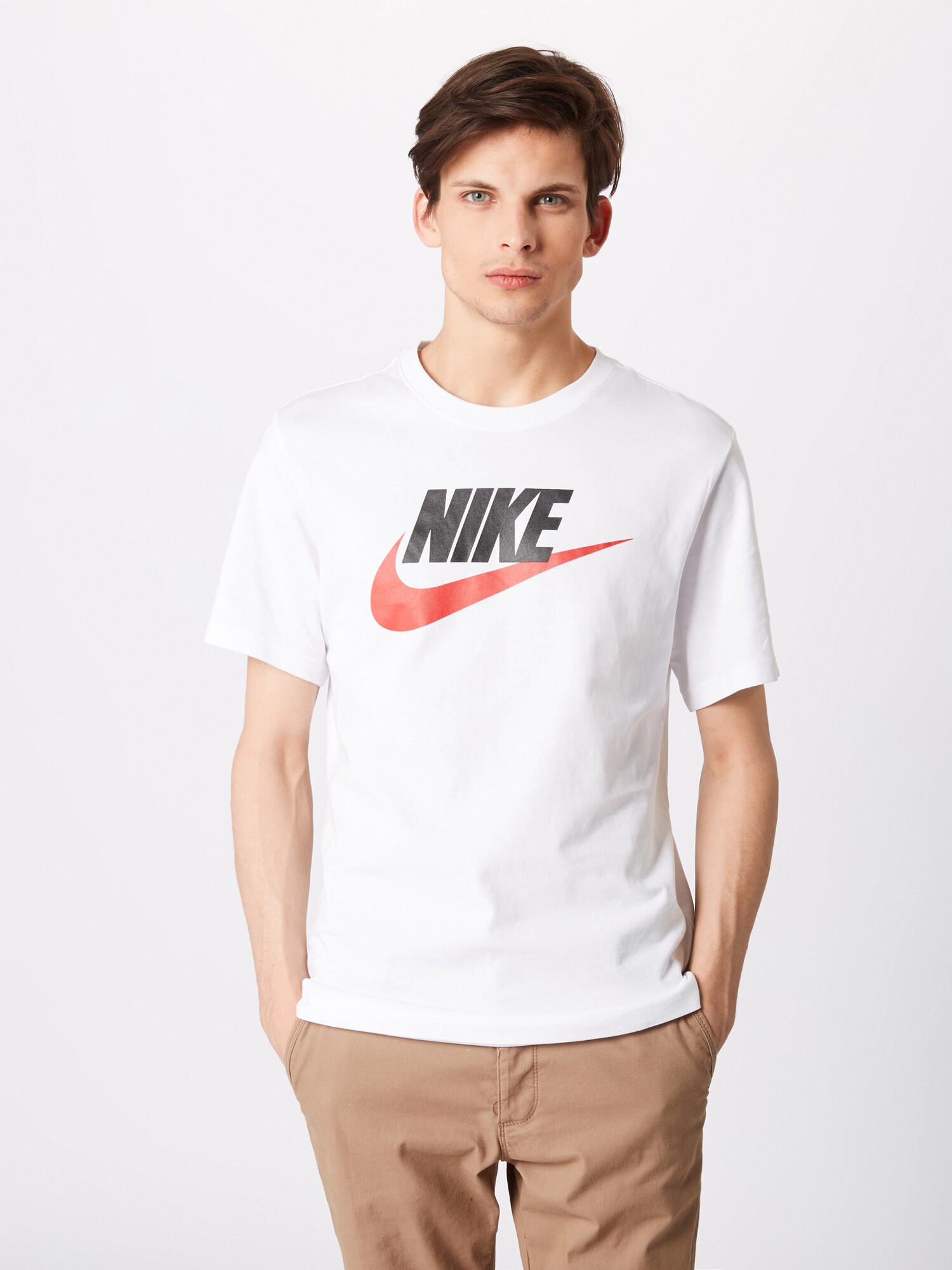 Nike Sportswear Póló 'Futura'  piros / fekete / fehér termék 2. képe