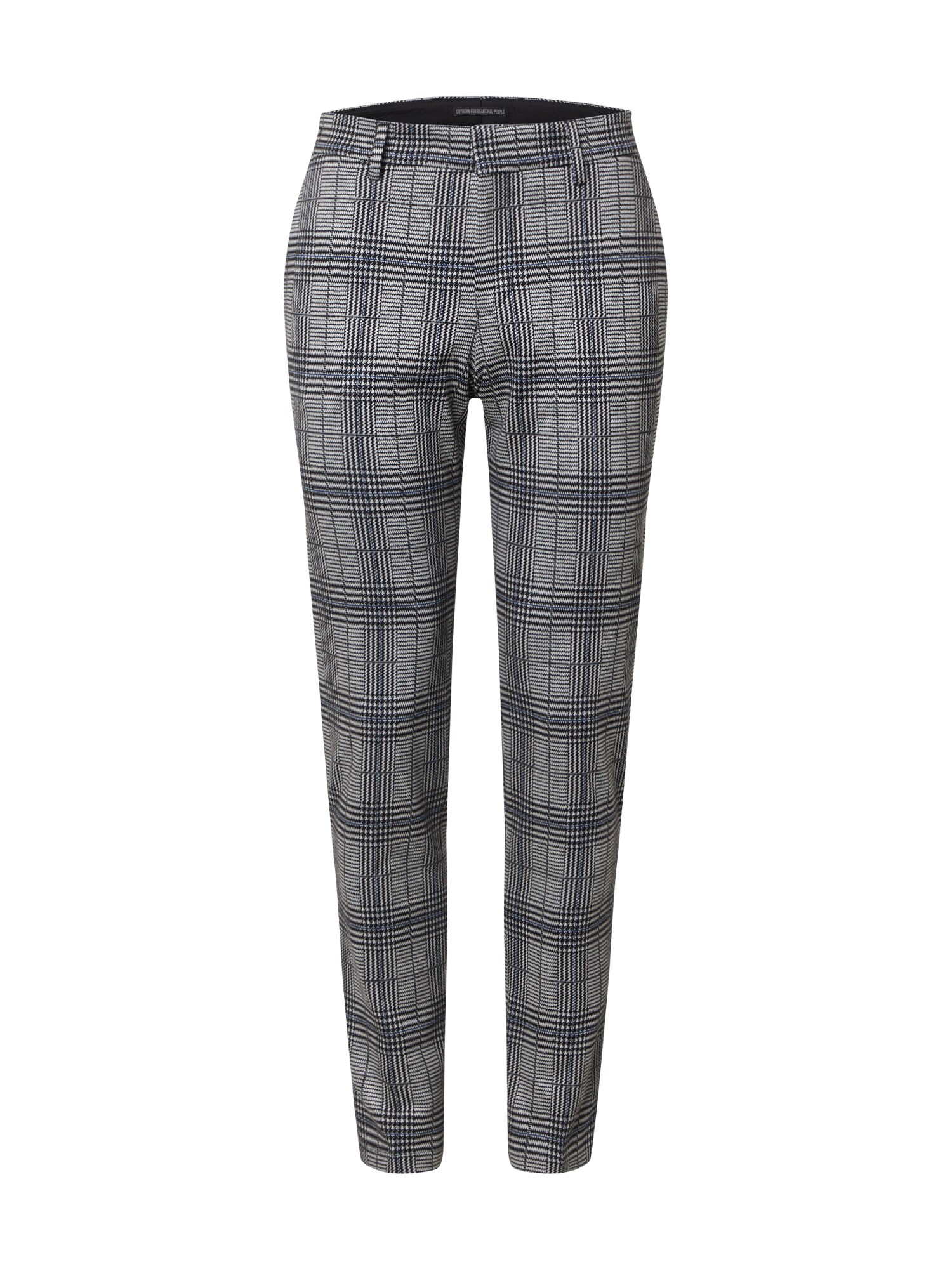 DRYKORN Chino stiliaus kelnės 'Sight'  pilka / balta / mėlyna