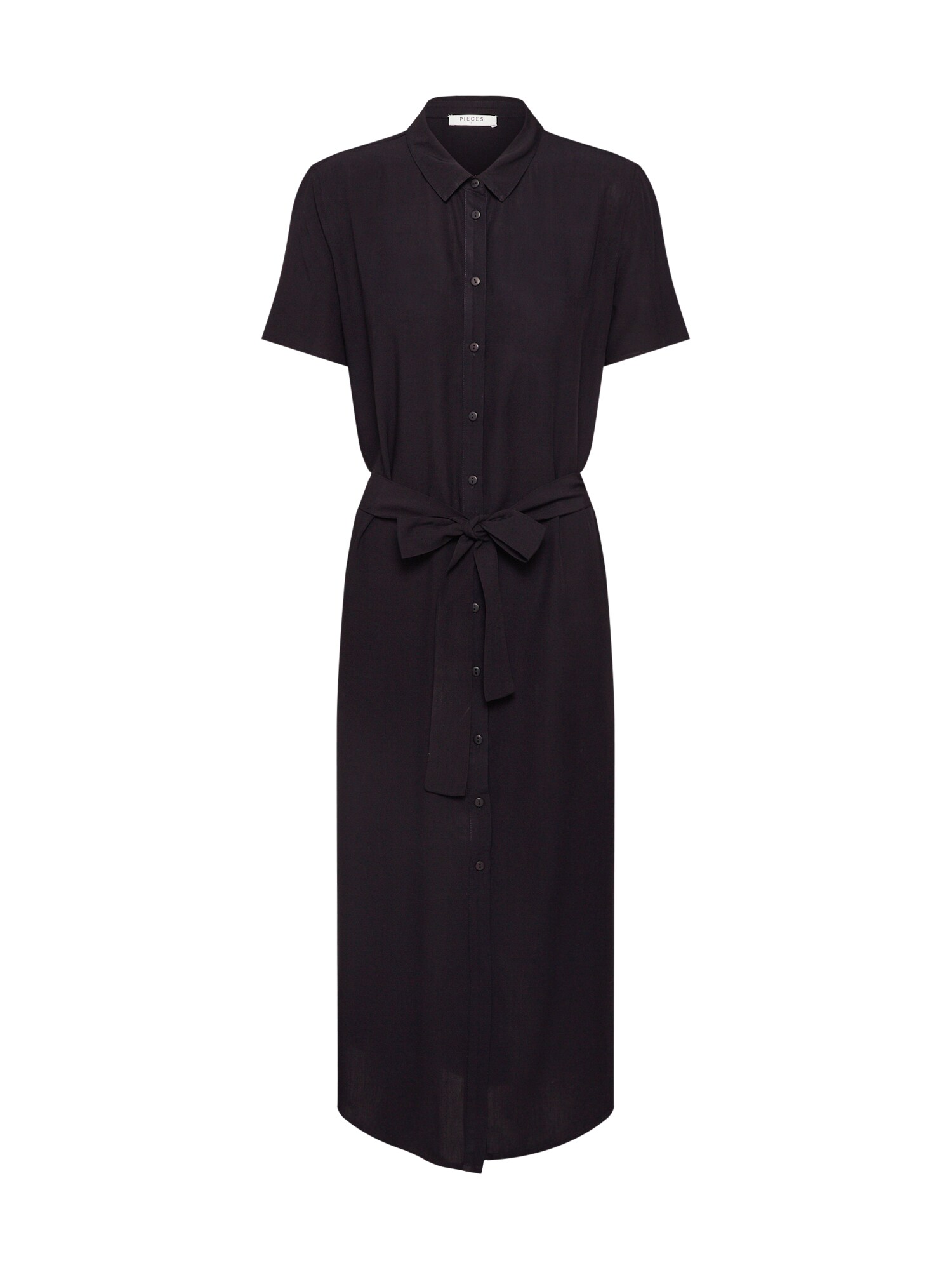 Pieces Dames Blousejurk Cecilie Zwart pieces kopen in de aanbieding