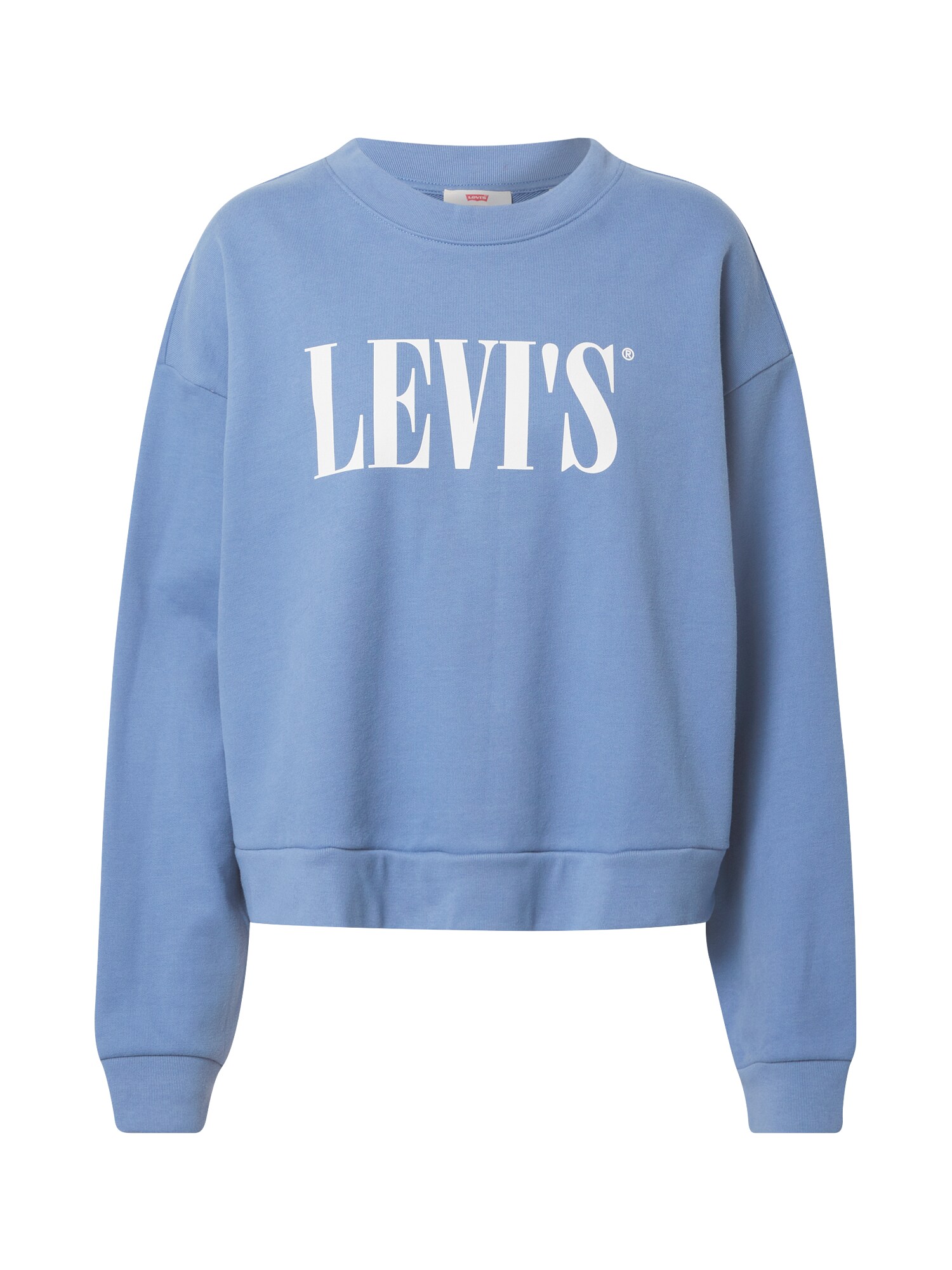 LEVI'S Megztinis be užsegimo 'DIANA'  mėlyna dūmų spalva / balta