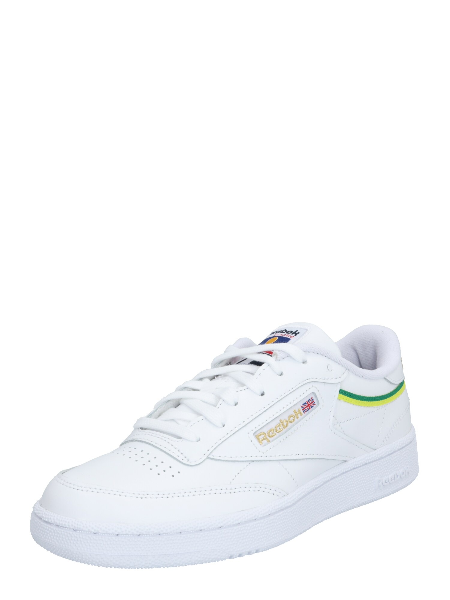 Reebok Classic Sportbačiai be auliuko 'CLUB C 85 MU'  balta / geltona / žalia