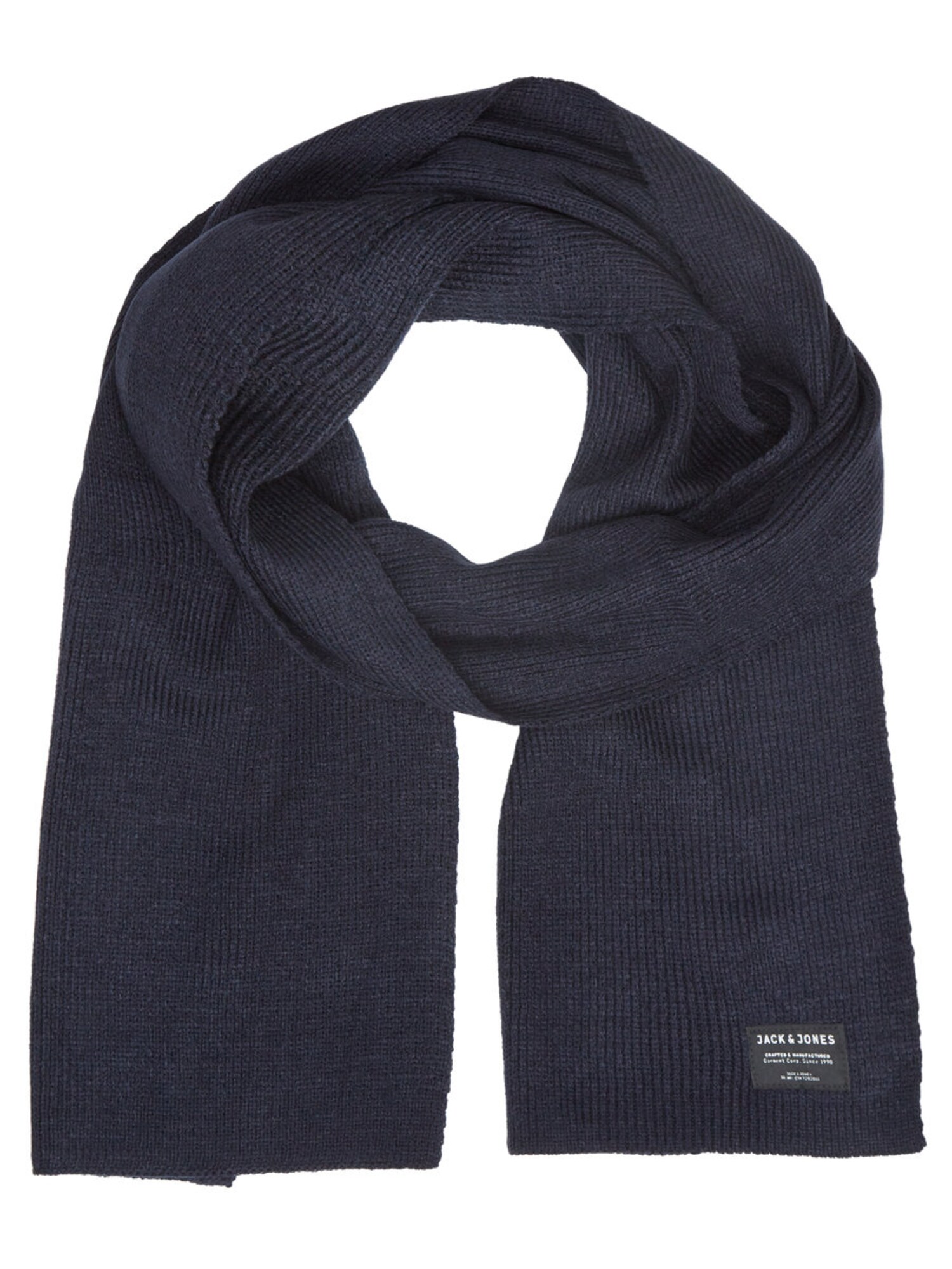 JACK & JONES Šál 'JACDna'  námornícka modrá / biela