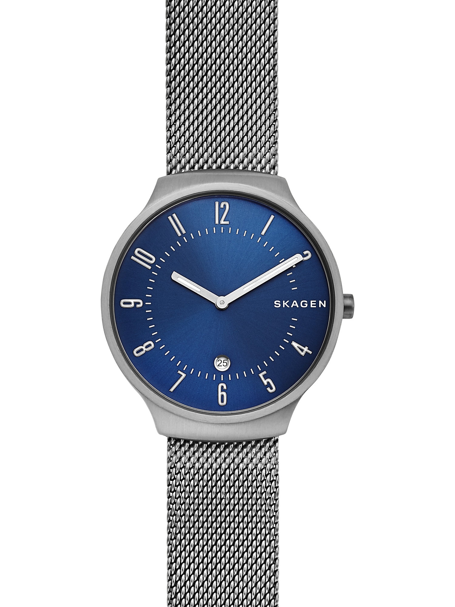 SKAGEN Uhr blau / silber