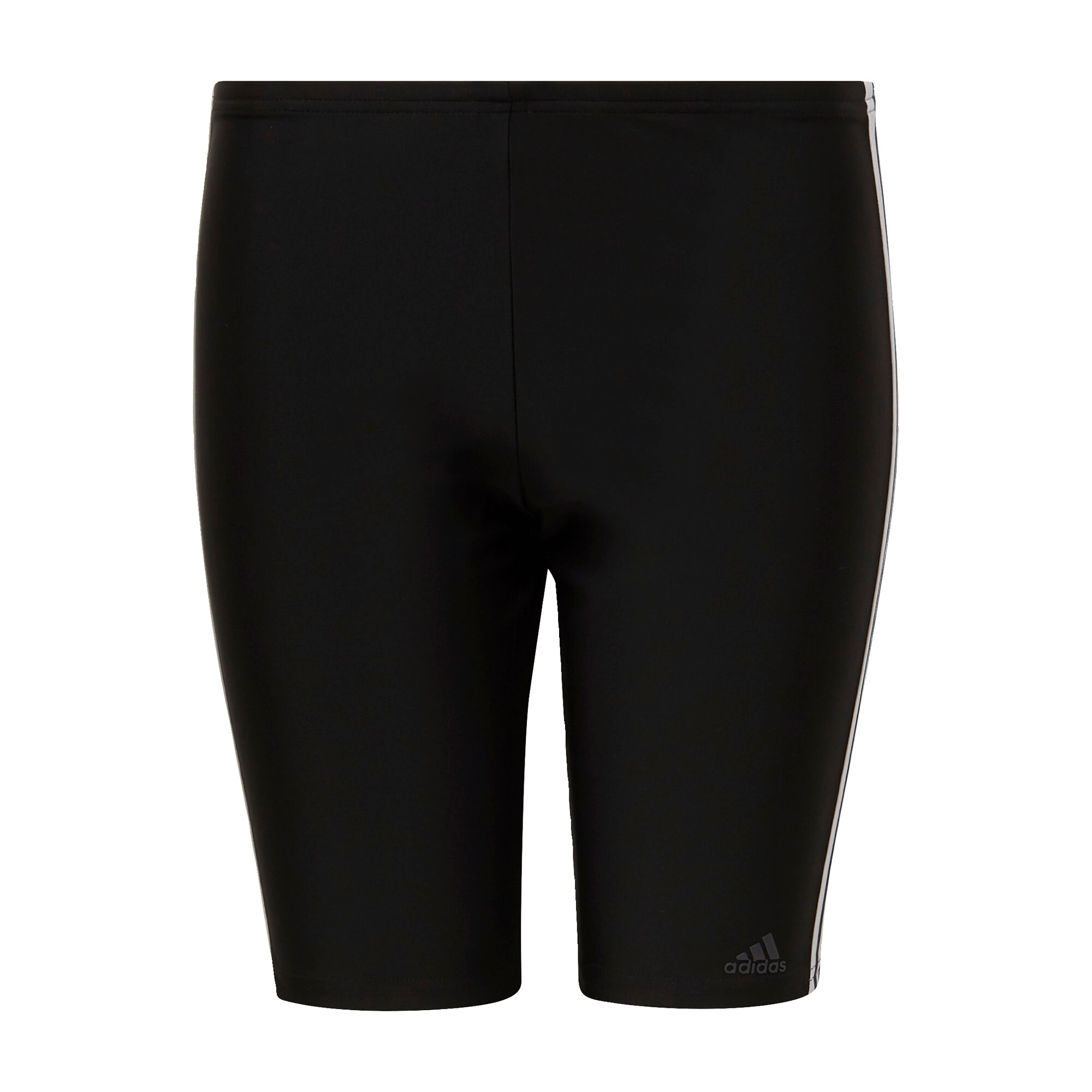 ADIDAS PERFORMANCE Sportinis maudymosi kostiumėlis 'Fit Jam AM 3S Y'  balta / juoda