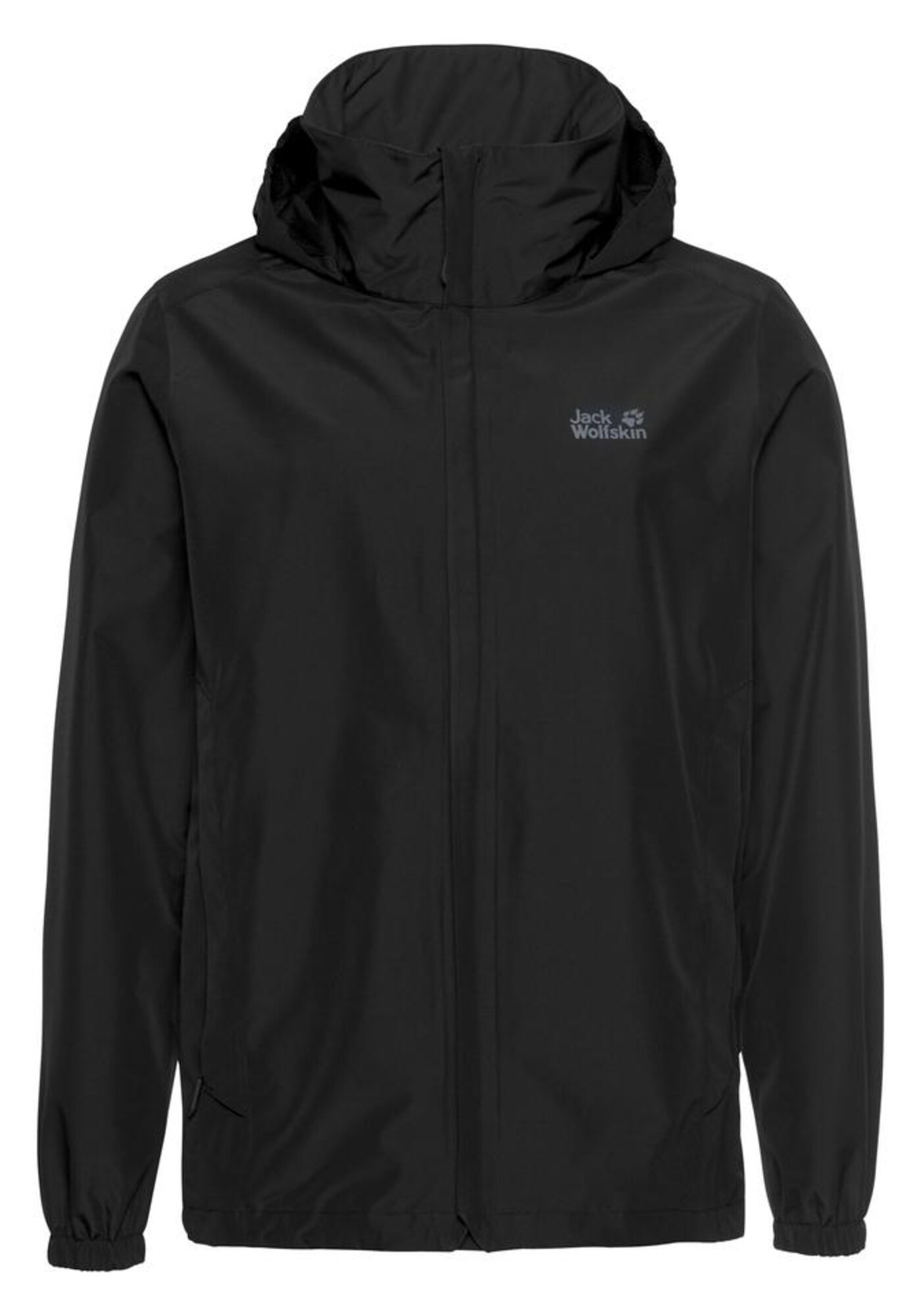 JACK WOLFSKIN Laisvalaikio striukė 'Stormy Point'  juoda