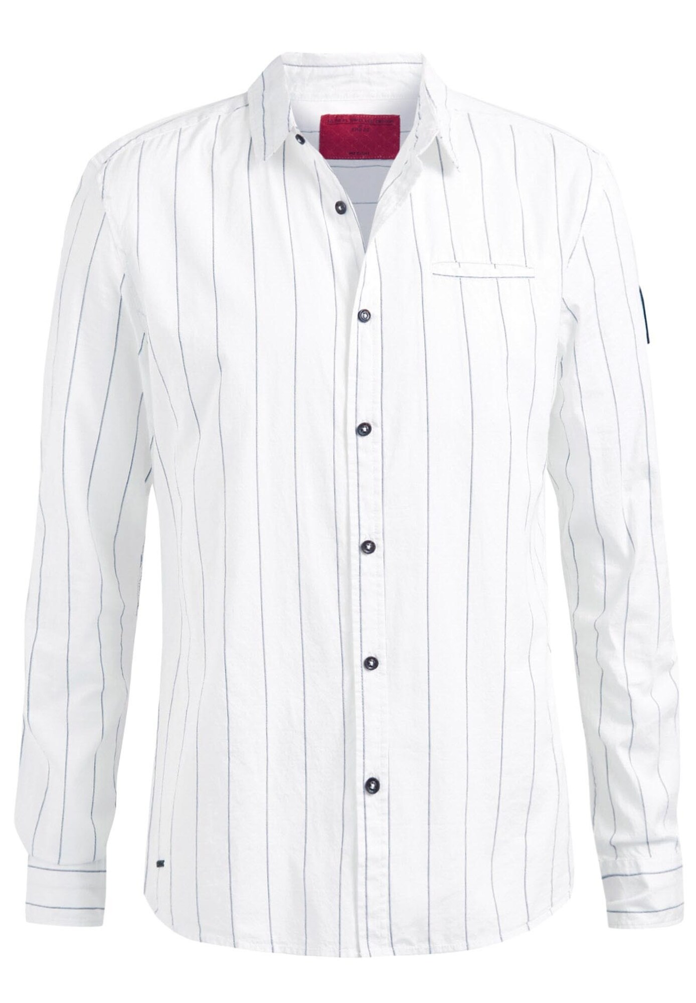 Khujo Heren Overhemd Marine Offwhite khujo kopen in de aanbieding