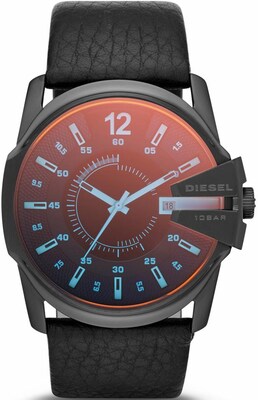 DIESEL Reloj analógico 'Master Chief'  rojo / negro