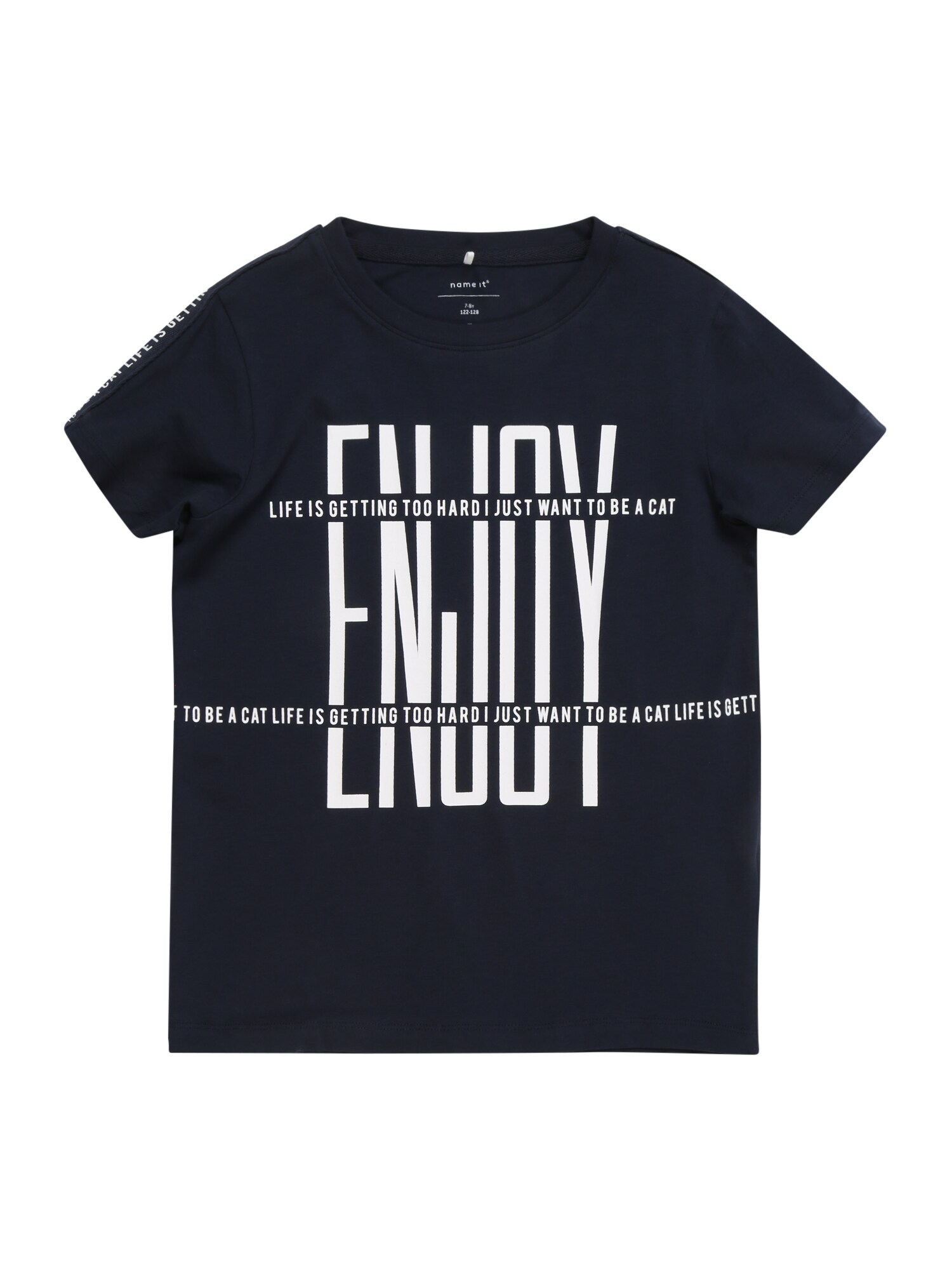 Name It Jongens Shirt Nkmkiddie Ss Top Camp Donkerblauw name it kopen in de aanbieding