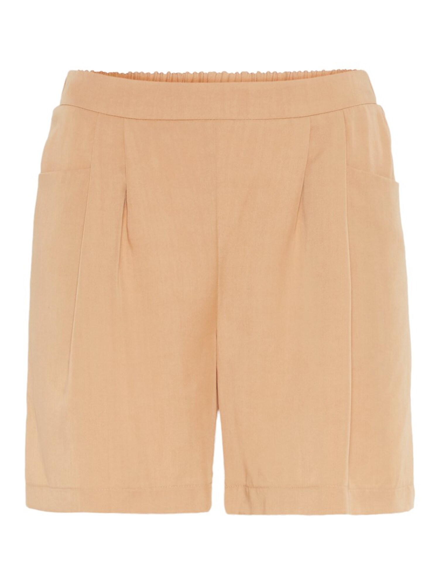 Pieces Dames Bandplooibroek Cappuccino pieces kopen in de aanbieding