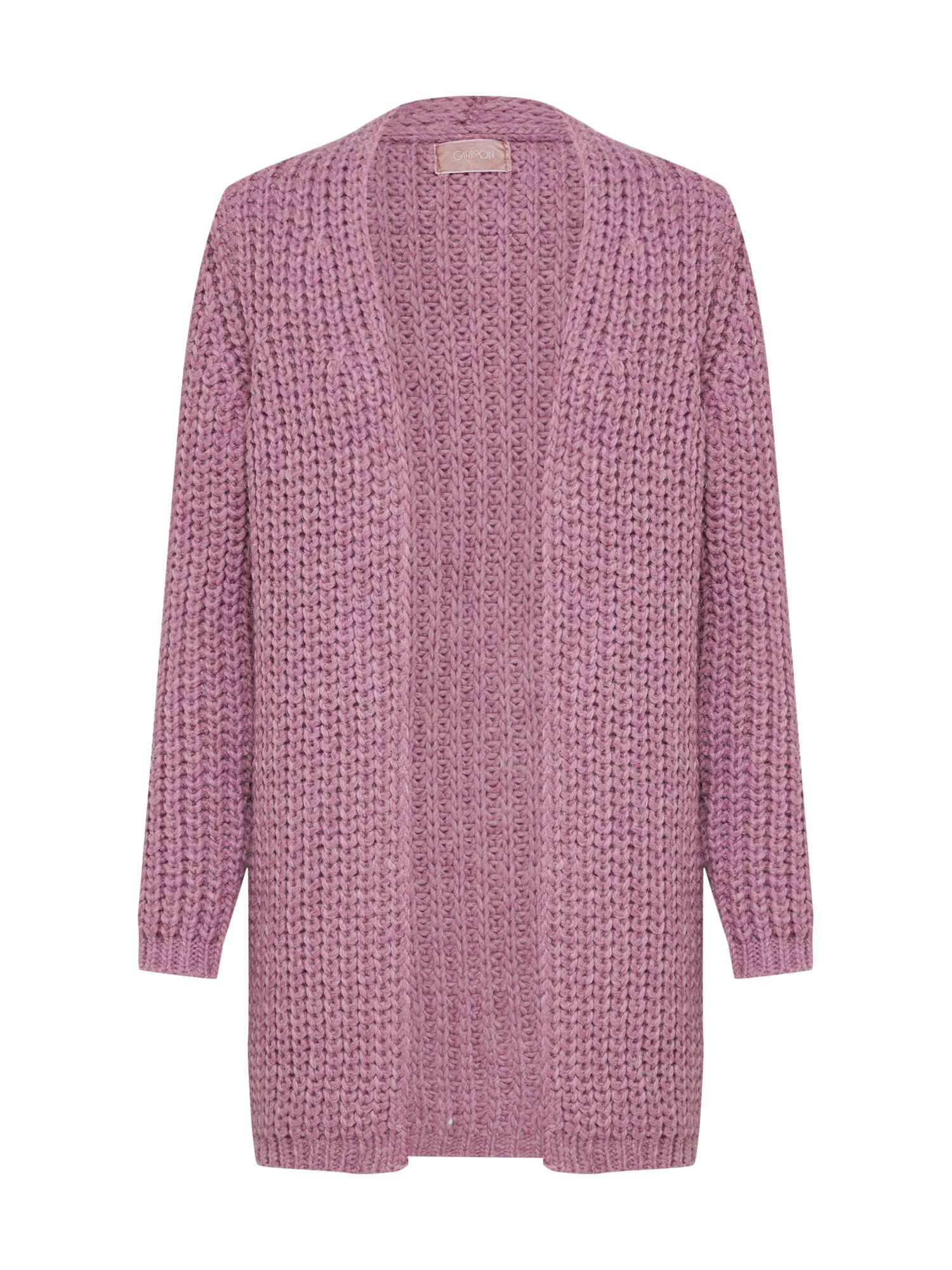 Cartoon Dames Gebreid Vest Mauve cartoon kopen in de aanbieding