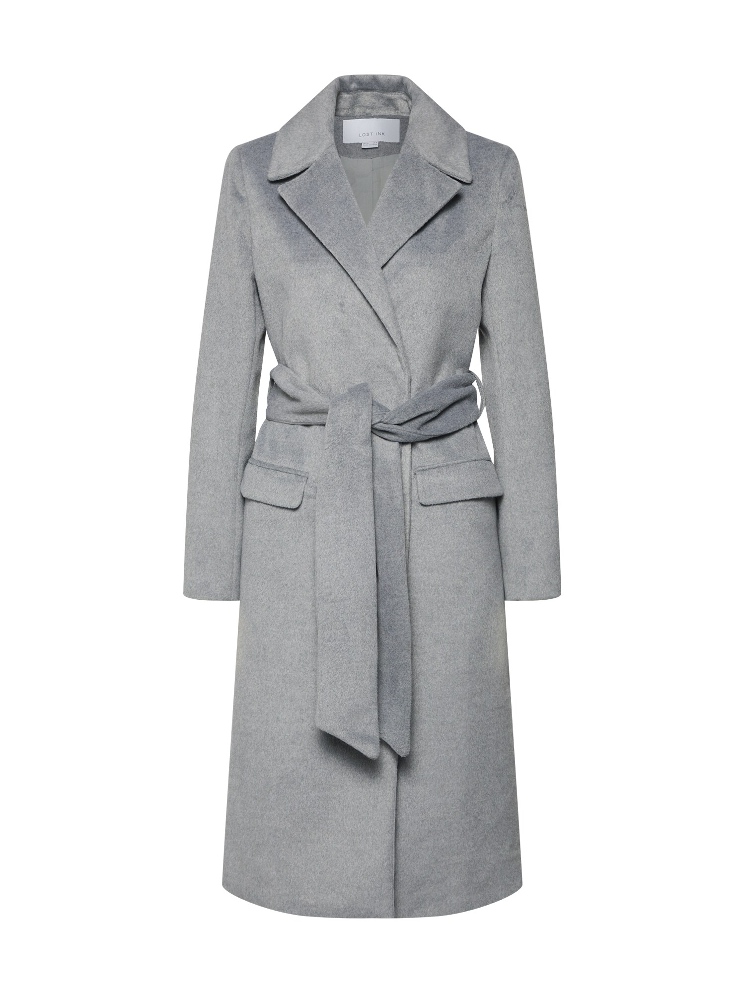 Lost Ink Dames Tussenmantel Grijs lost ink kopen in de aanbieding