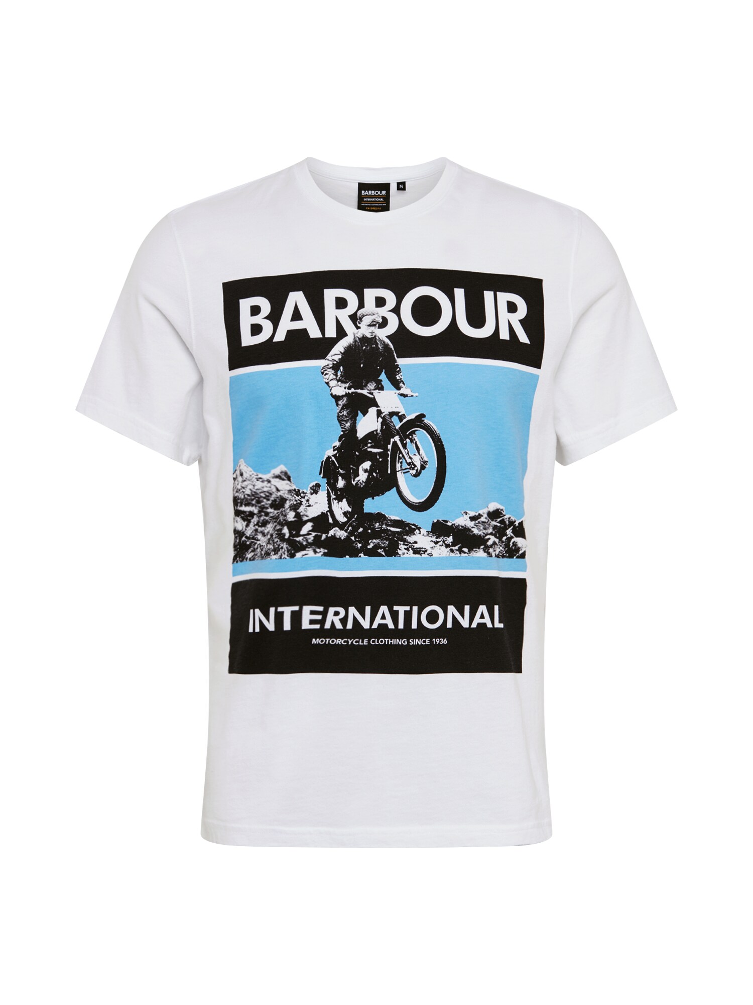 Barbour International Marškinėliai  balta / mišrios spalvos
