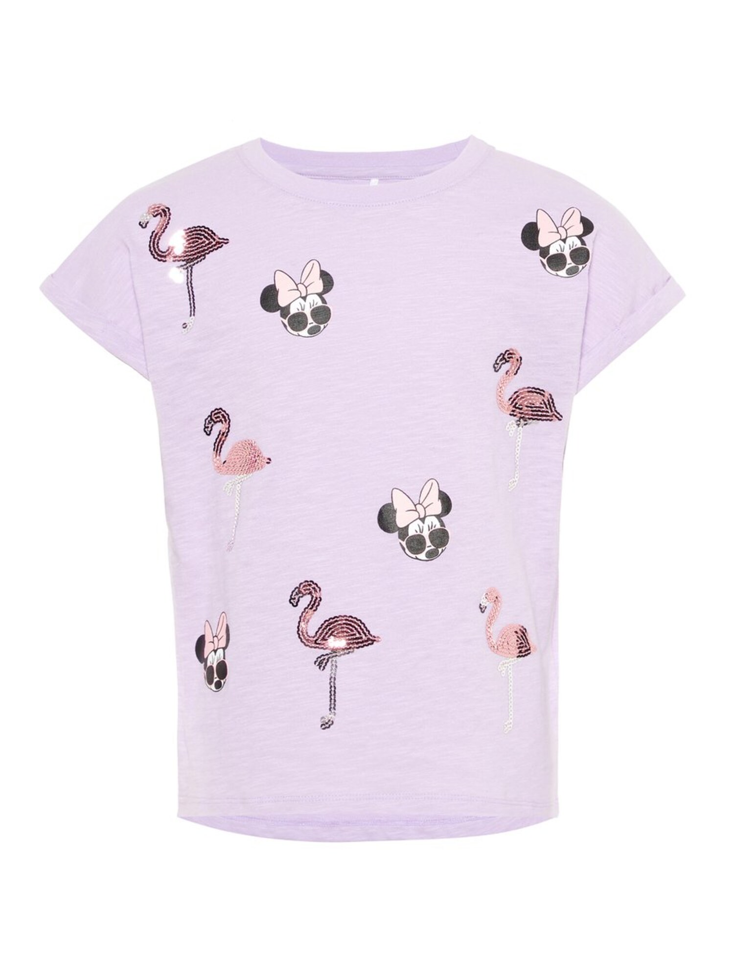 Name It Meisjes Shirt Lichtlila Zwart name it kopen in de aanbieding