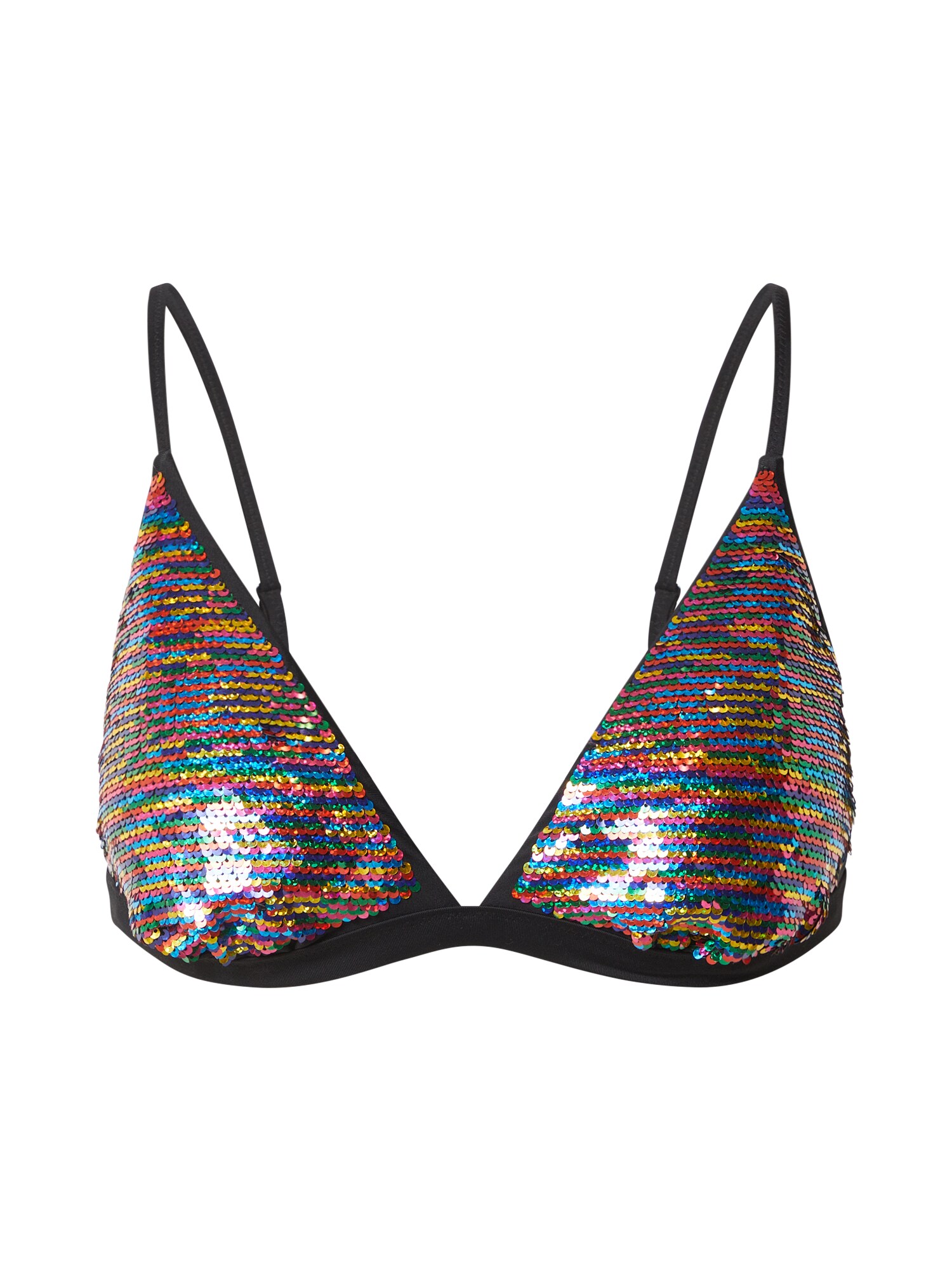 Hunkemöller Bikinio viršutinė dalis 'Pride Sequin'  mišrios spalvos / juoda