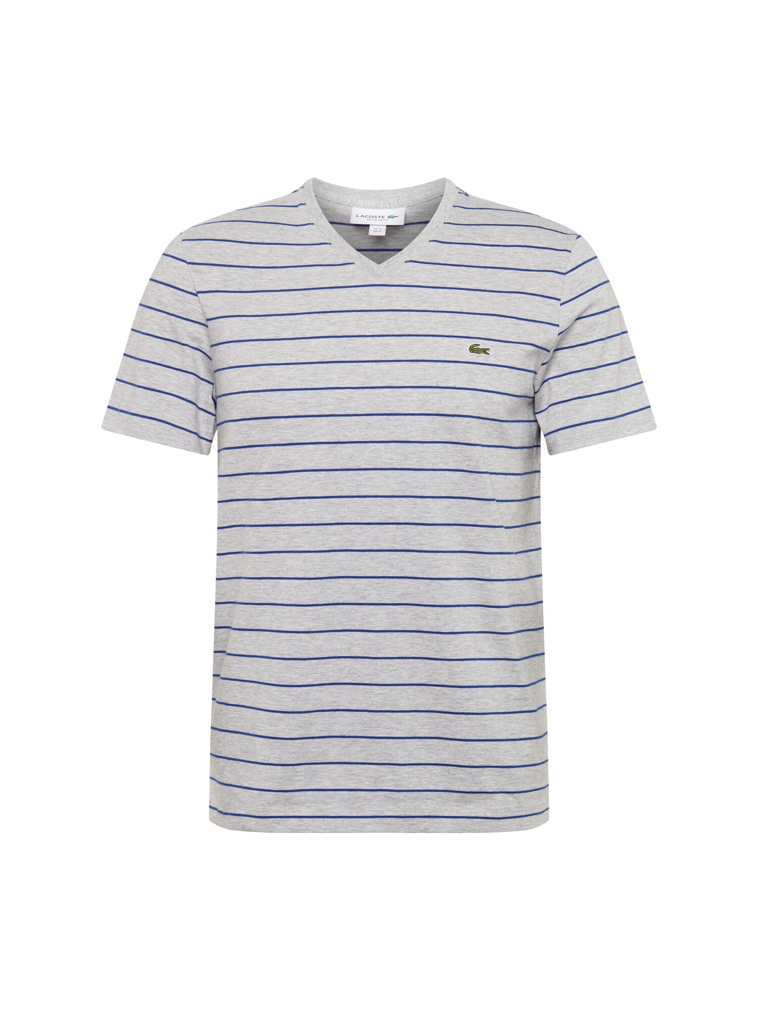 Lacoste Heren Shirt Grijs Gemeleerd Zwart lacoste kopen in de aanbieding