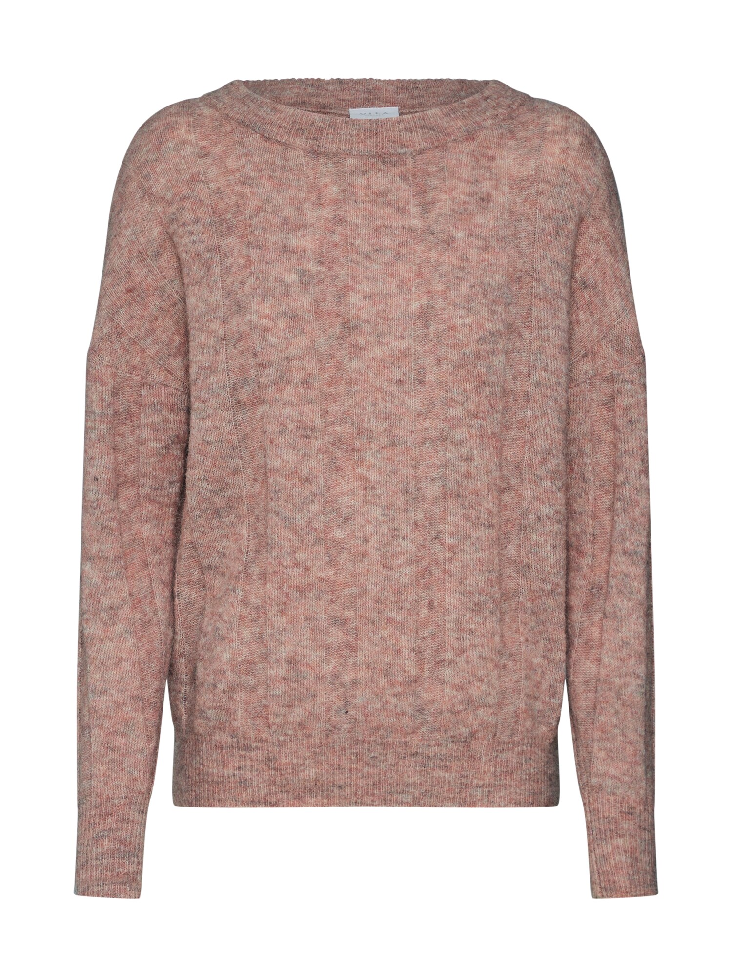 Vila Dames Trui Viasha Knit Ls Rib Top Rosa vila kopen in de aanbieding