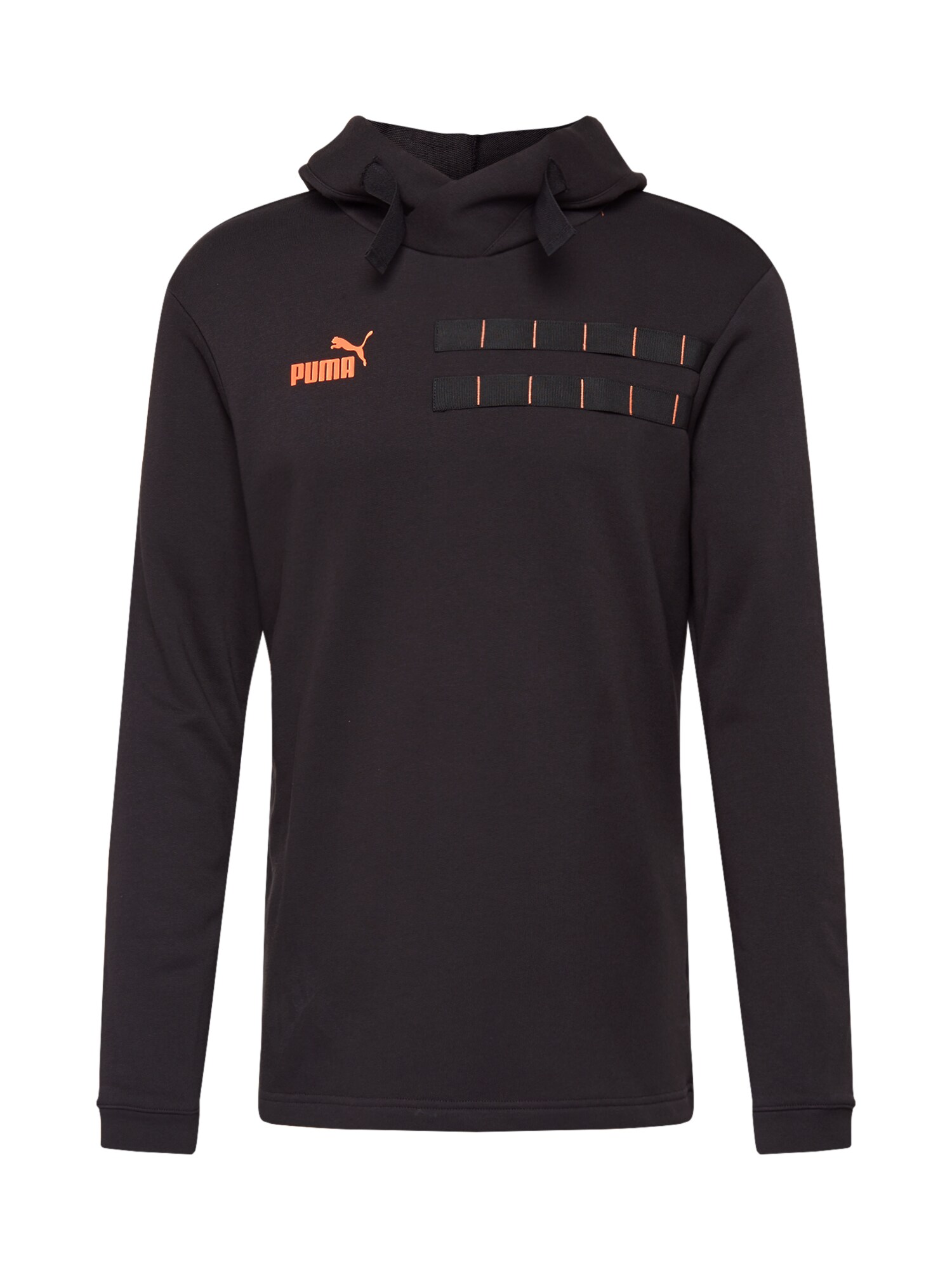 PUMA Sportinio tipo megztinis  juoda / oranžinė