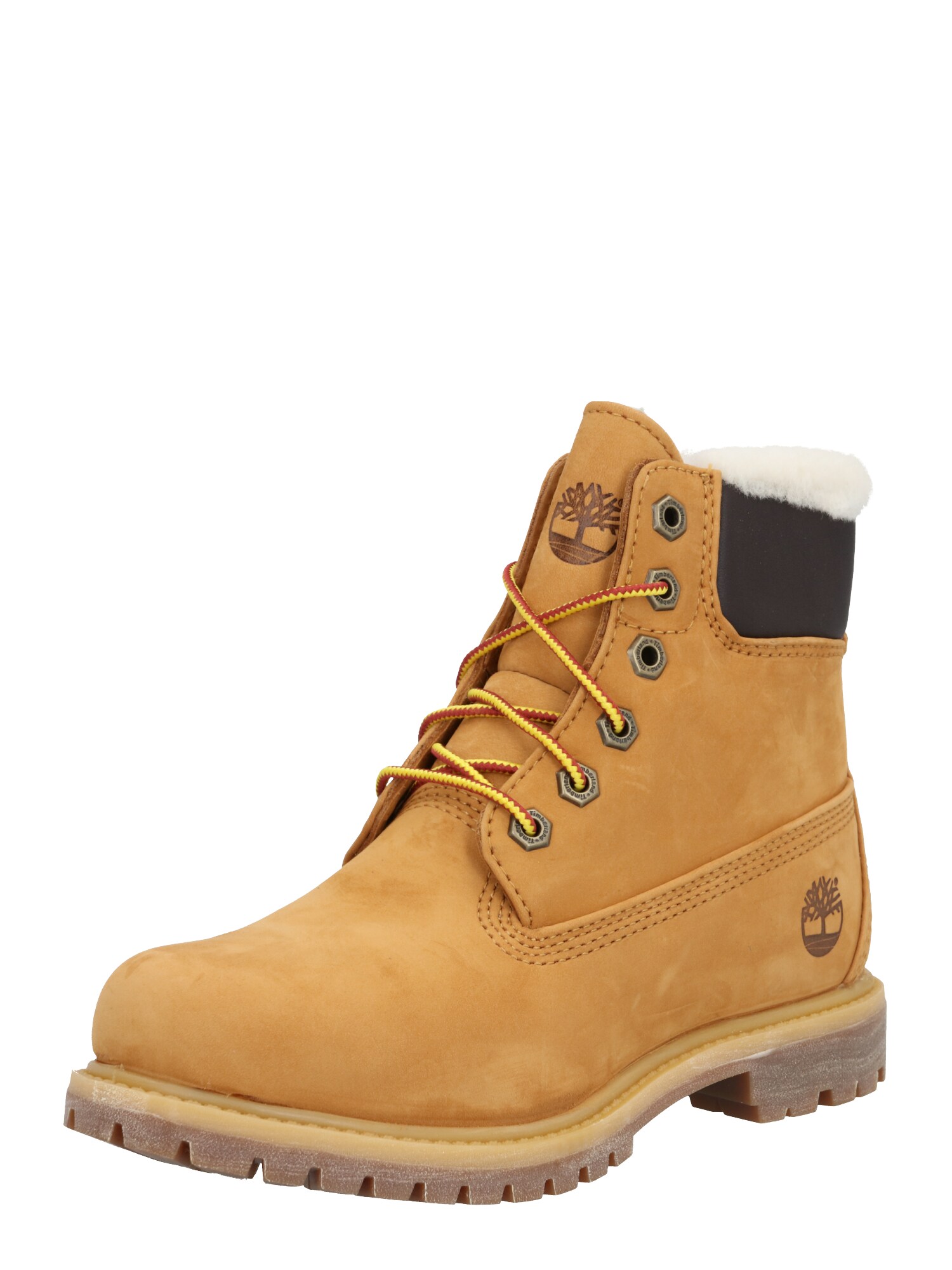 TIMBERLAND Suvarstomieji kulkšnis dengiantys batai  ruda (konjako) / juoda