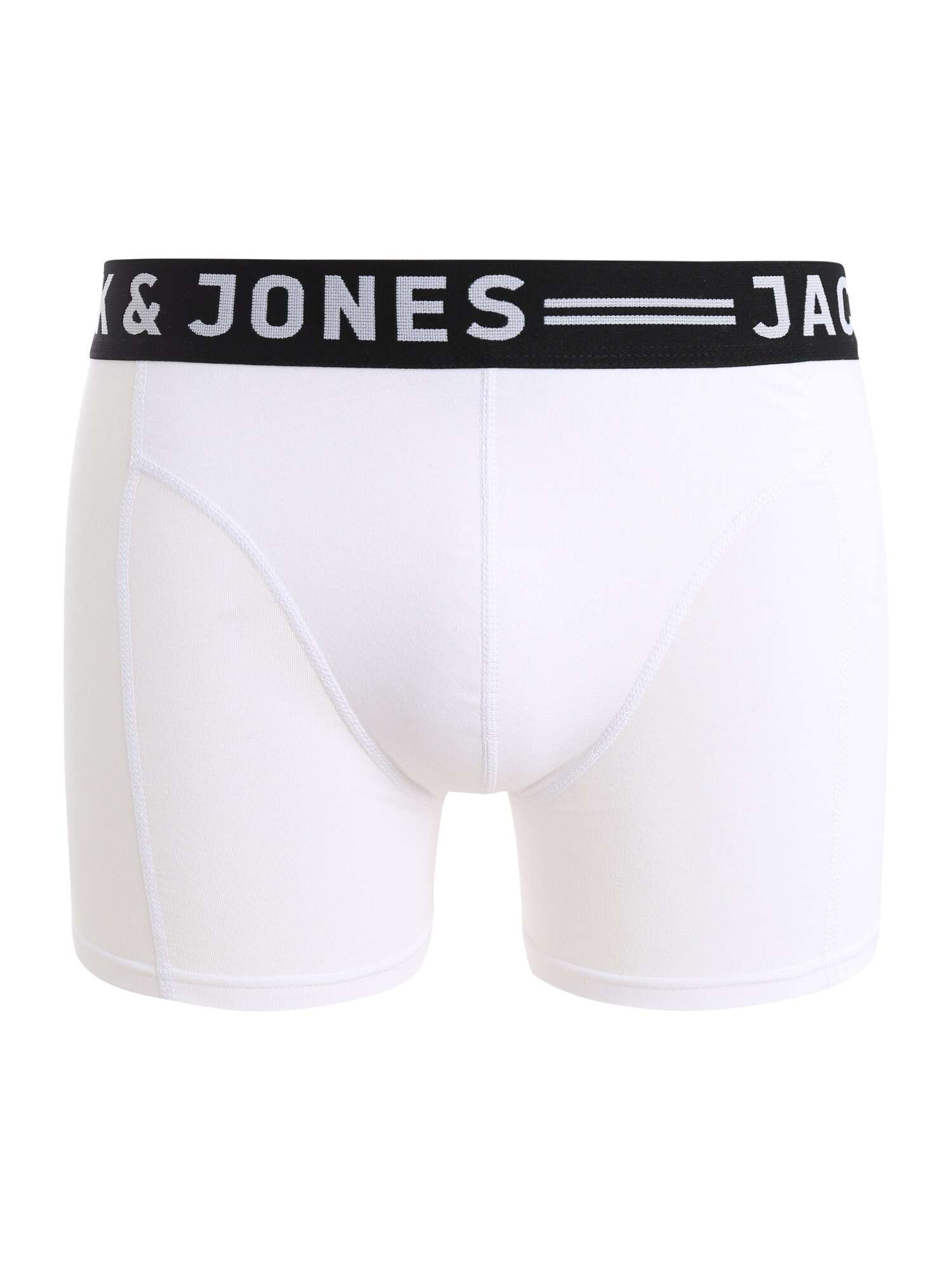 JACK & JONES Boxerky 'Sense'  čierna / biela