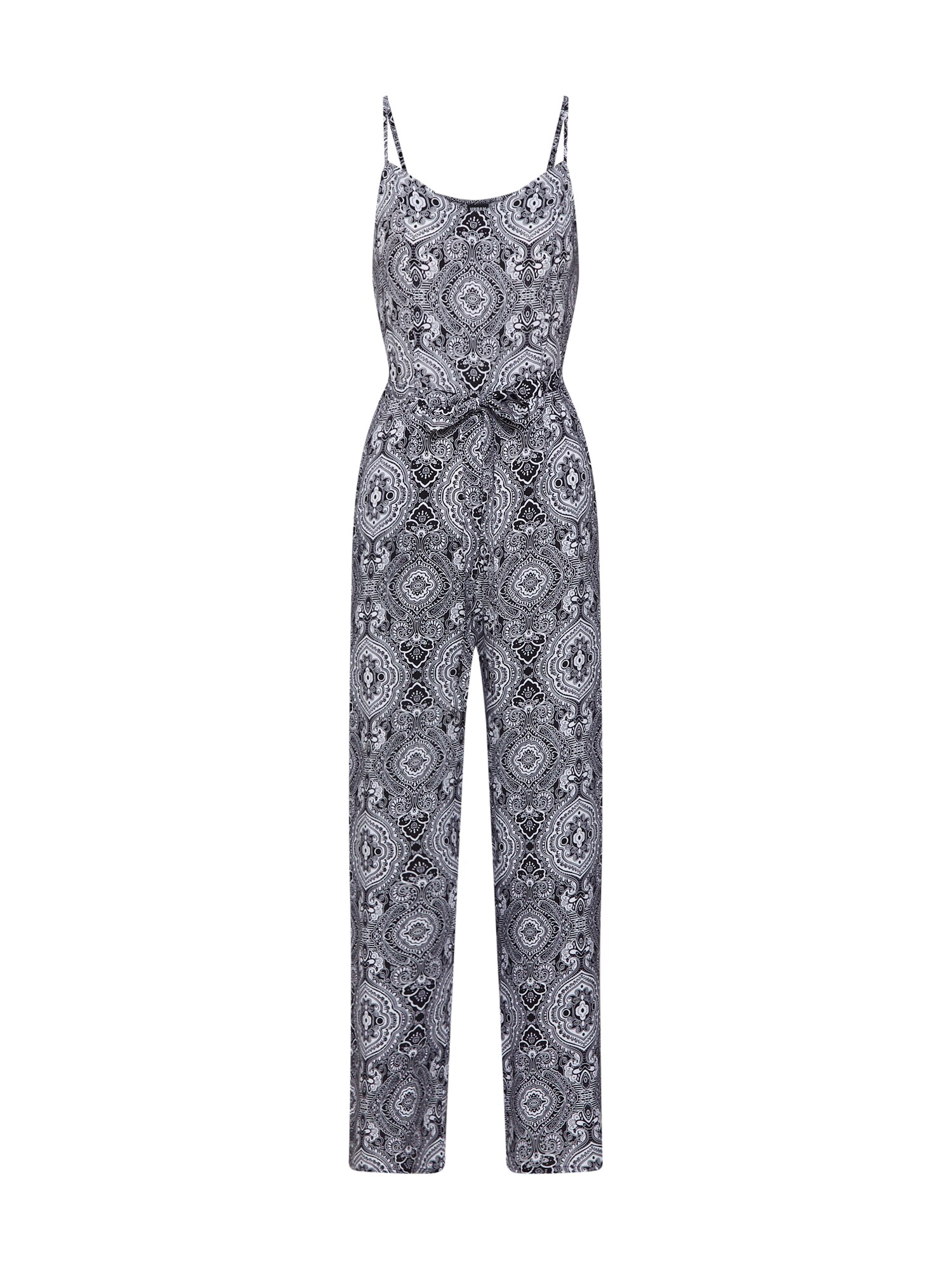 Urban Classics Curvy Kombinezono tipo kostiumas  balta / juoda