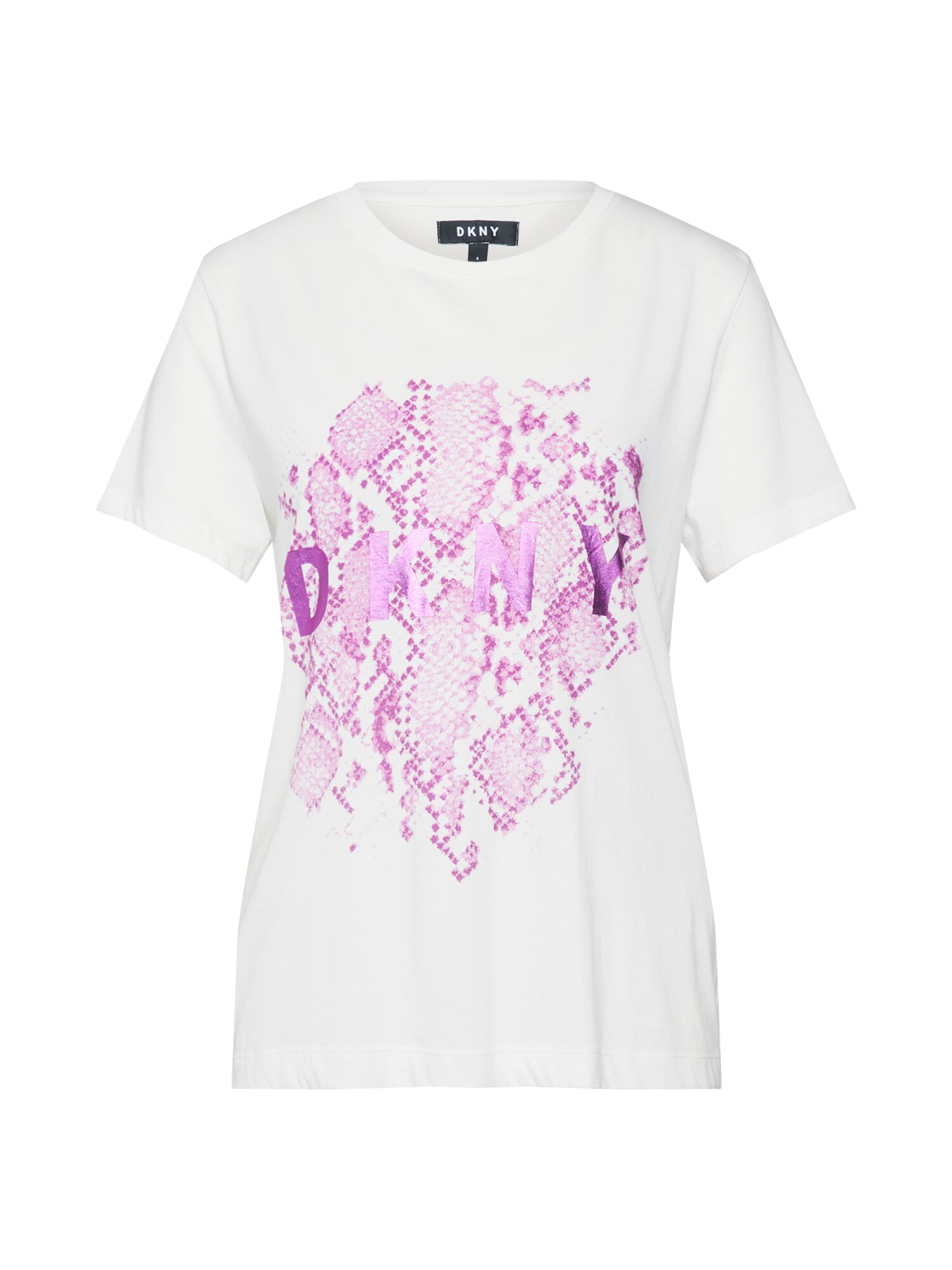 DKNY Marškinėliai  purpurinė / balta