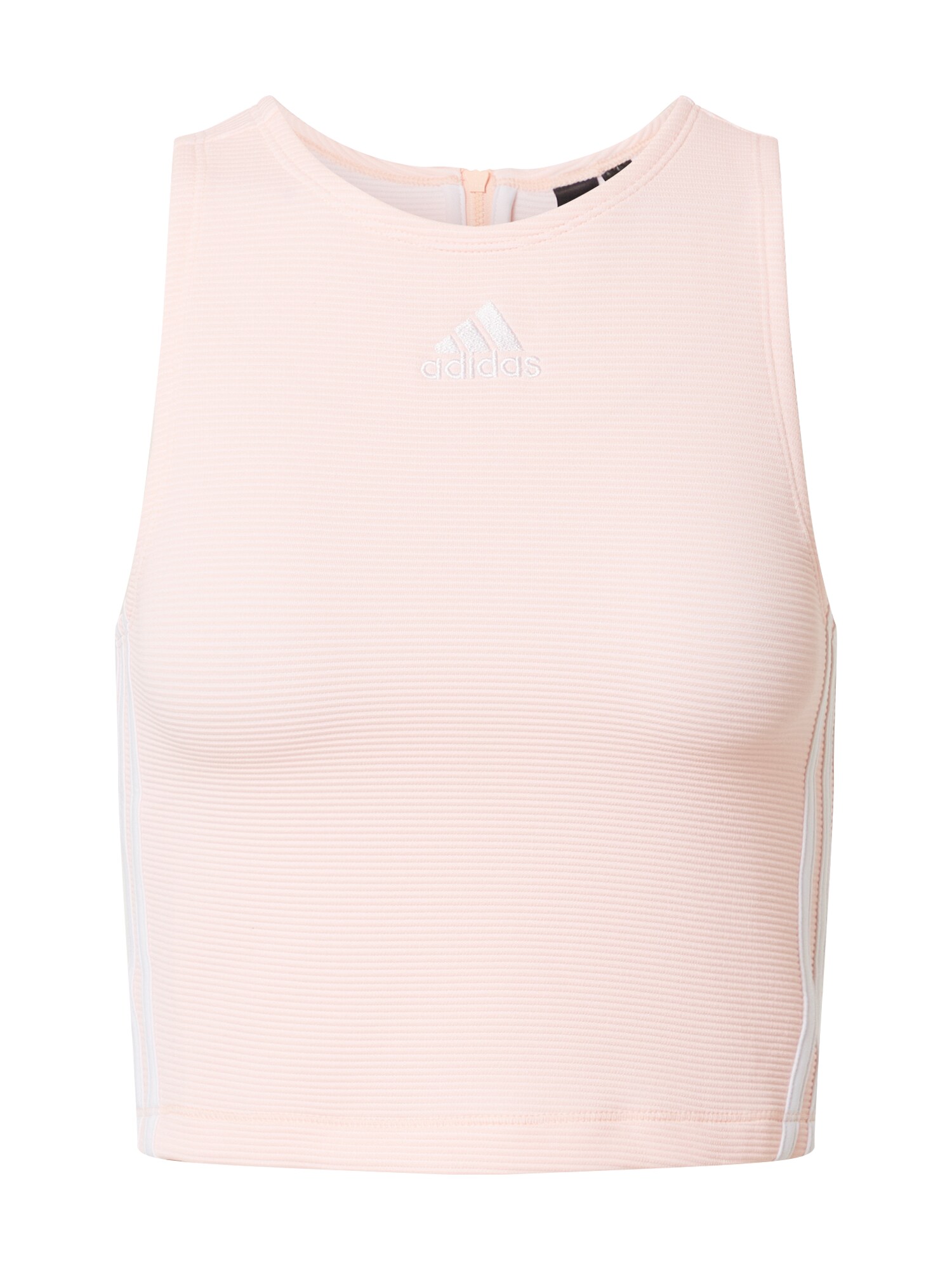 ADIDAS PERFORMANCE Sportiniai marškinėliai be rankovių  rožinė / balta
