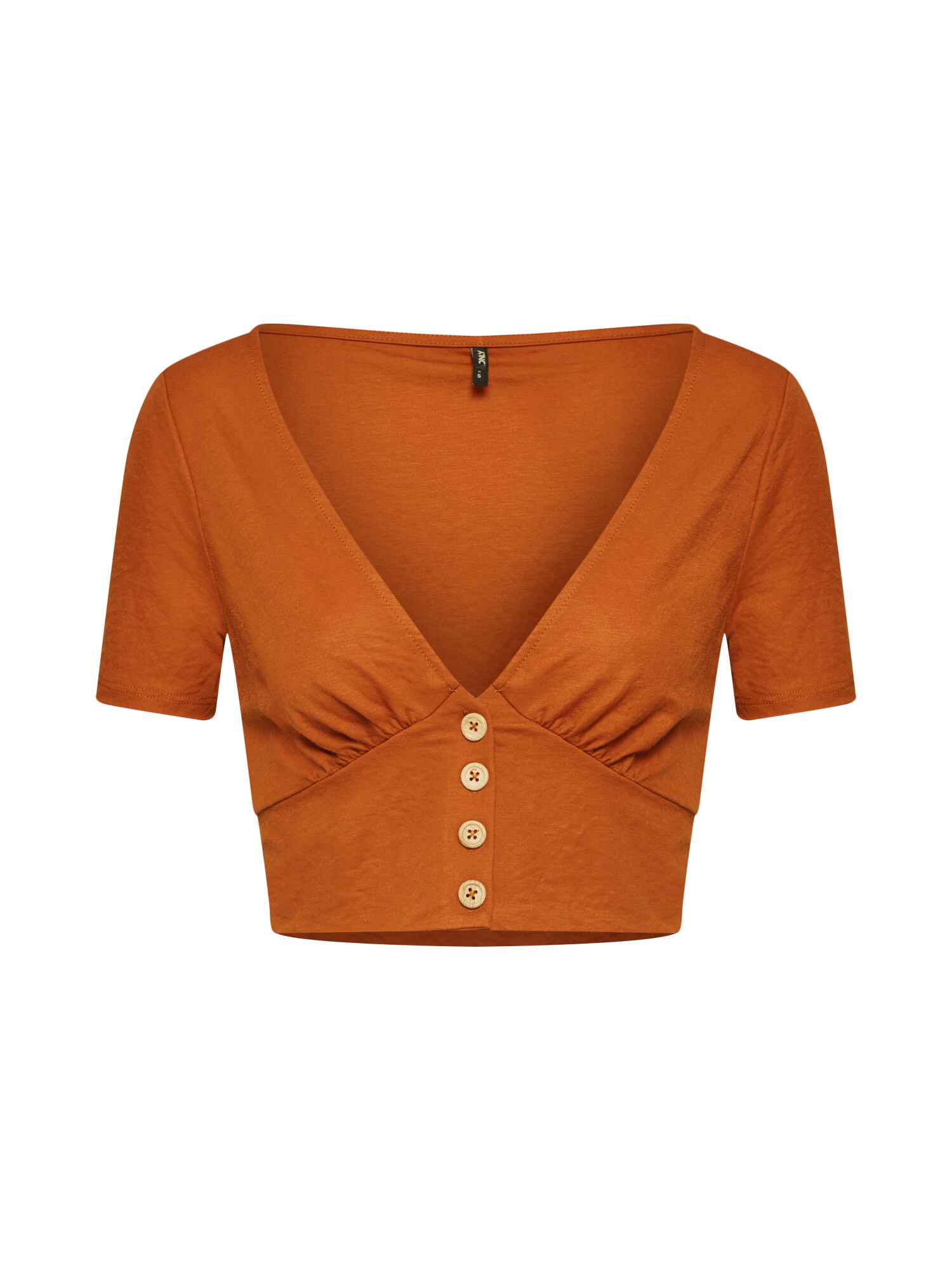 Only Dames Blouse Jany Roestbruin Sinaasappel only kopen in de aanbieding