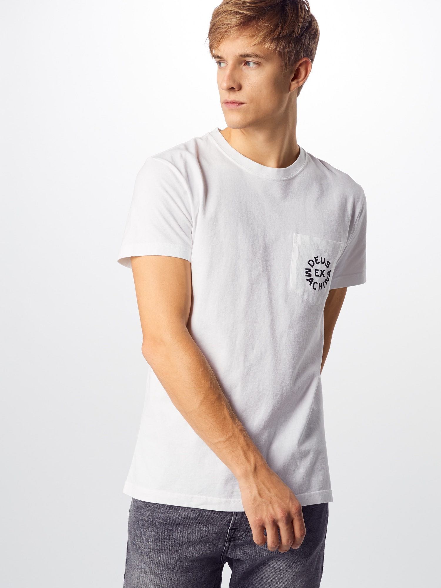 DEUS EX MACHINA T-Shirt 'Logo Tee'  blanc