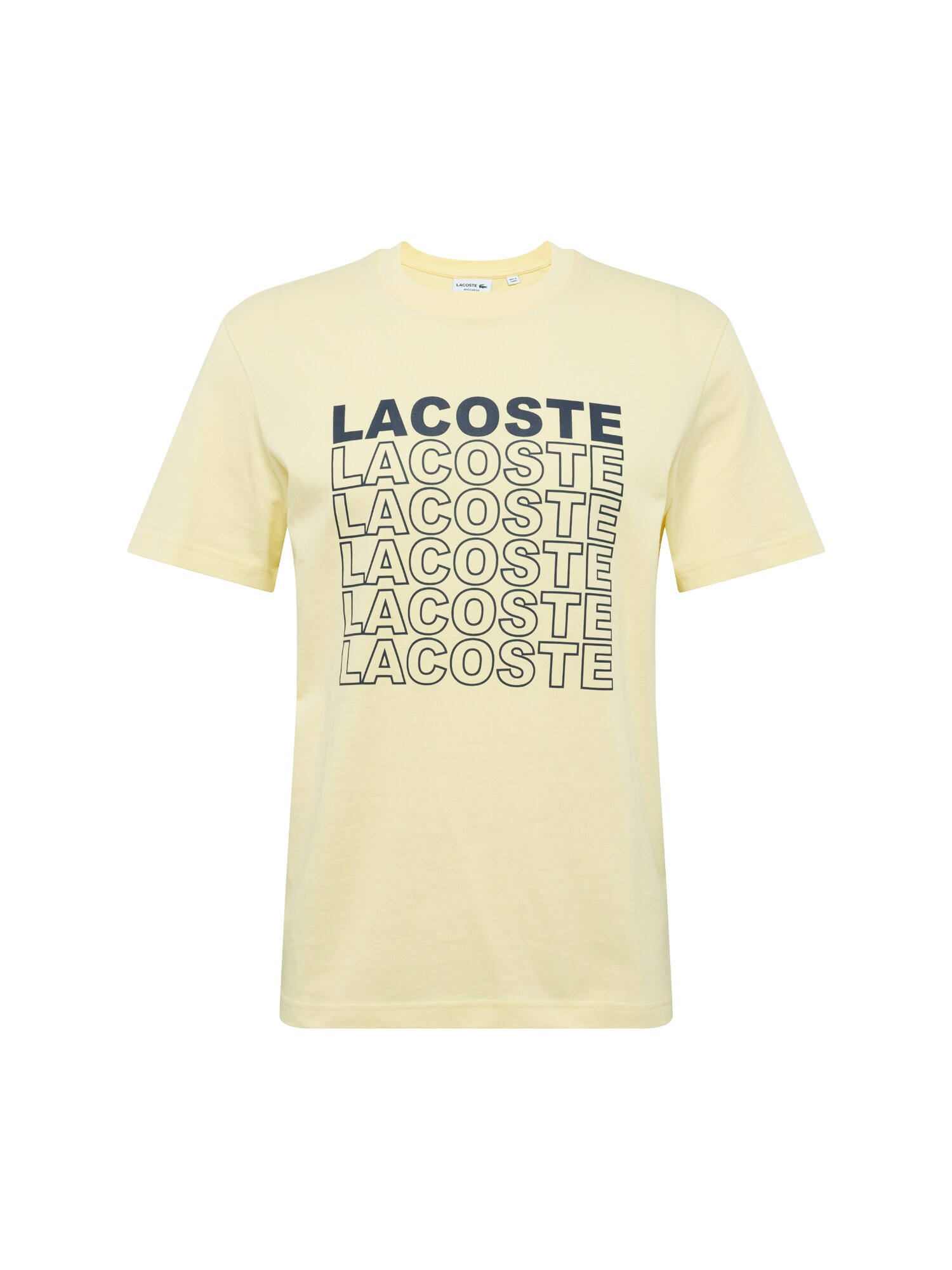 Lacoste Heren Shirt Citroen Zwart lacoste kopen in de aanbieding