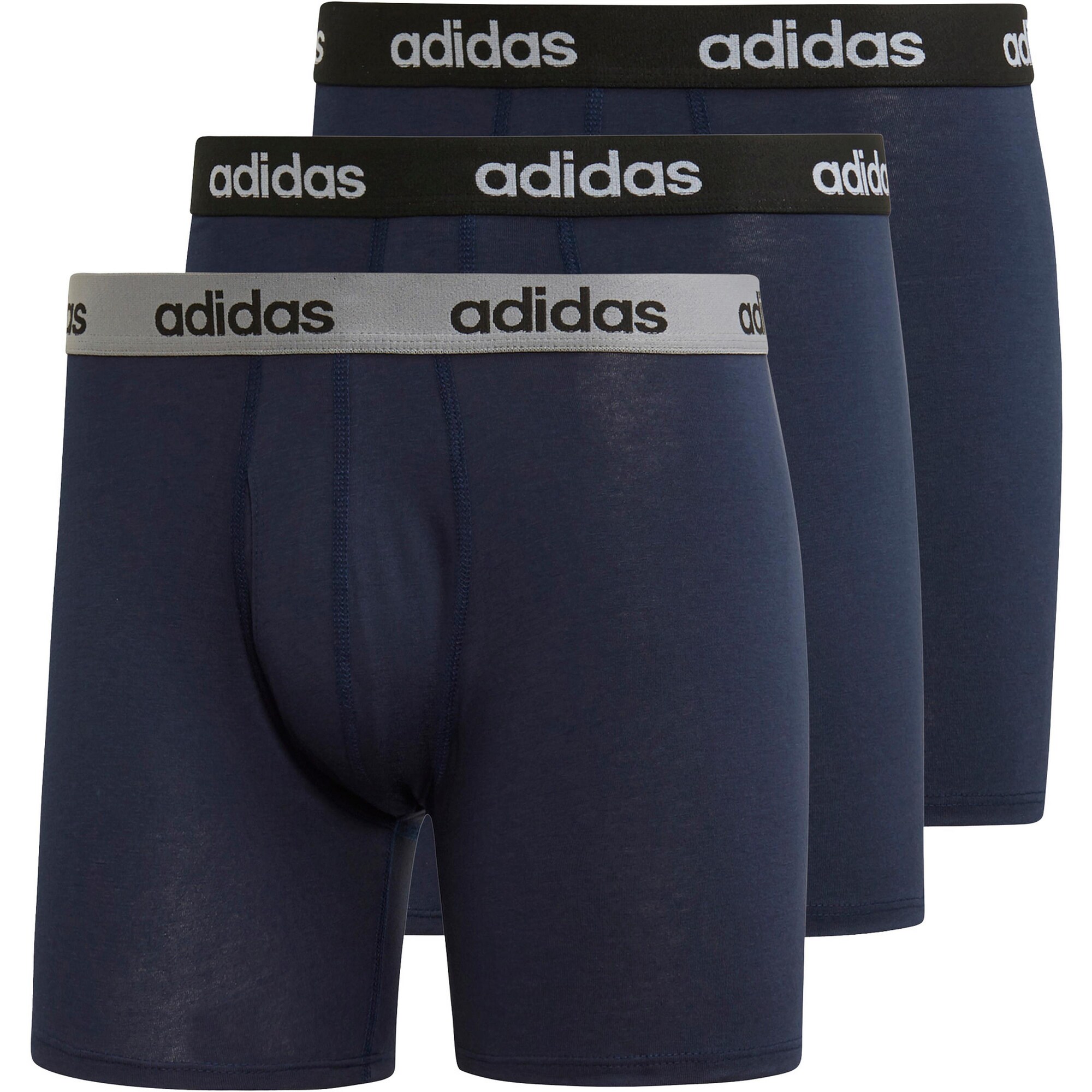 ADIDAS PERFORMANCE Sportinės trumpikės  juoda / nakties mėlyna / pilka