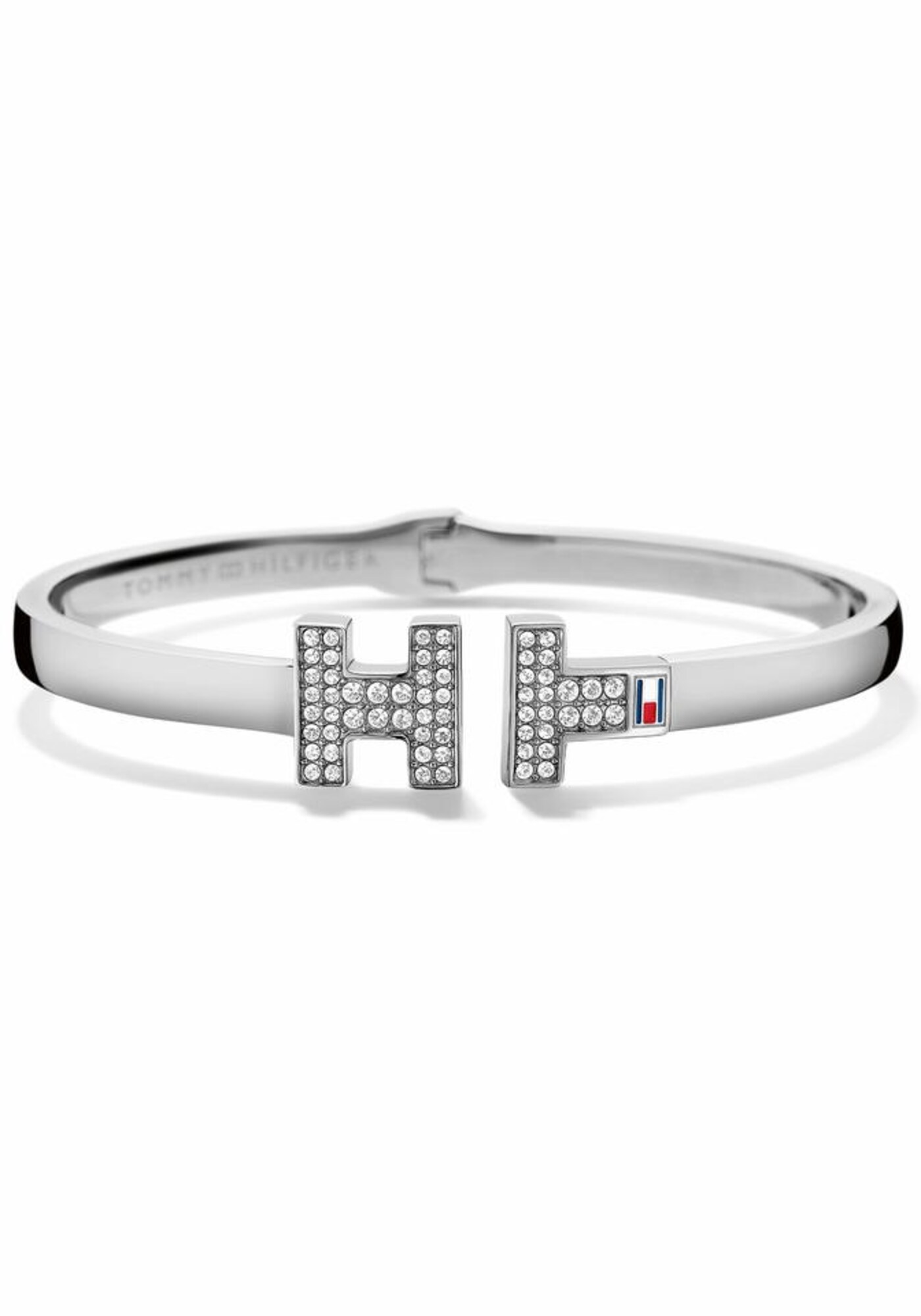TOMMY HILFIGER Apyrankė 'Classic Signature 2700983'  sidabrinė