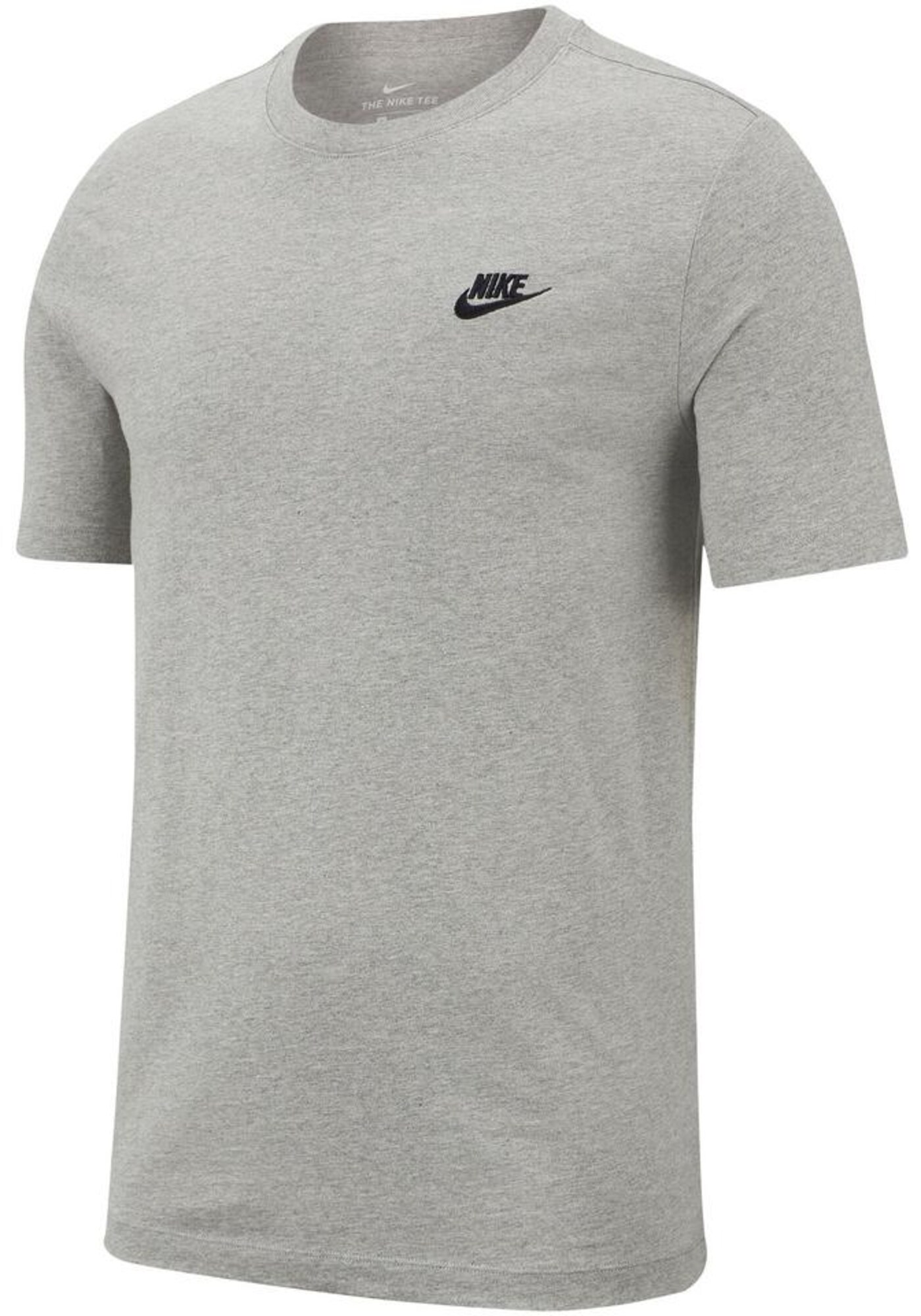 Nike Sportswear Marškinėliai  juoda / margai pilka