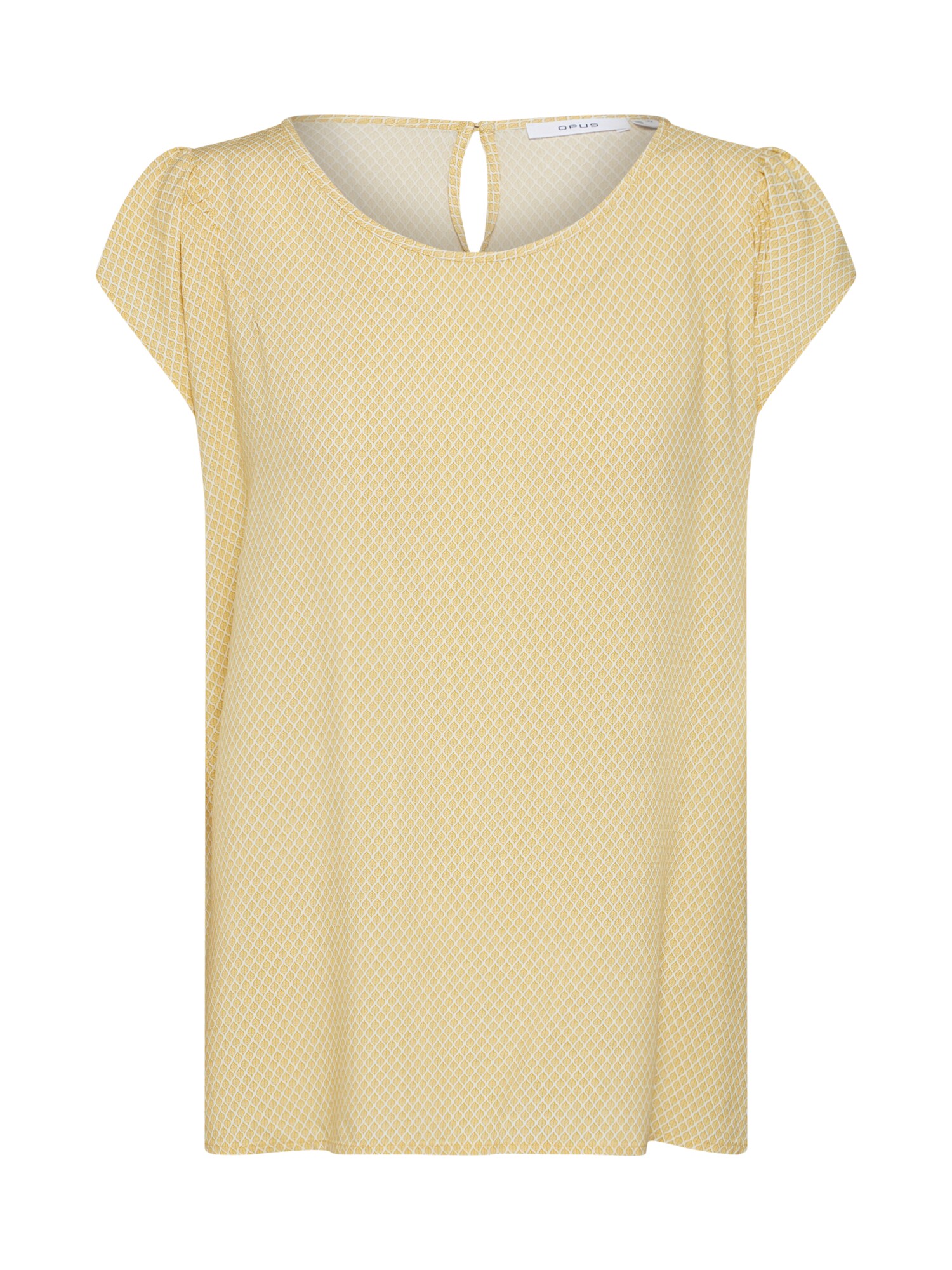 Opus Dames Blouse Fannie Leaf Lichtgeel opus kopen in de aanbieding