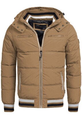 INDICODE JEANS Winterjas ‘Marlon’ Bruin