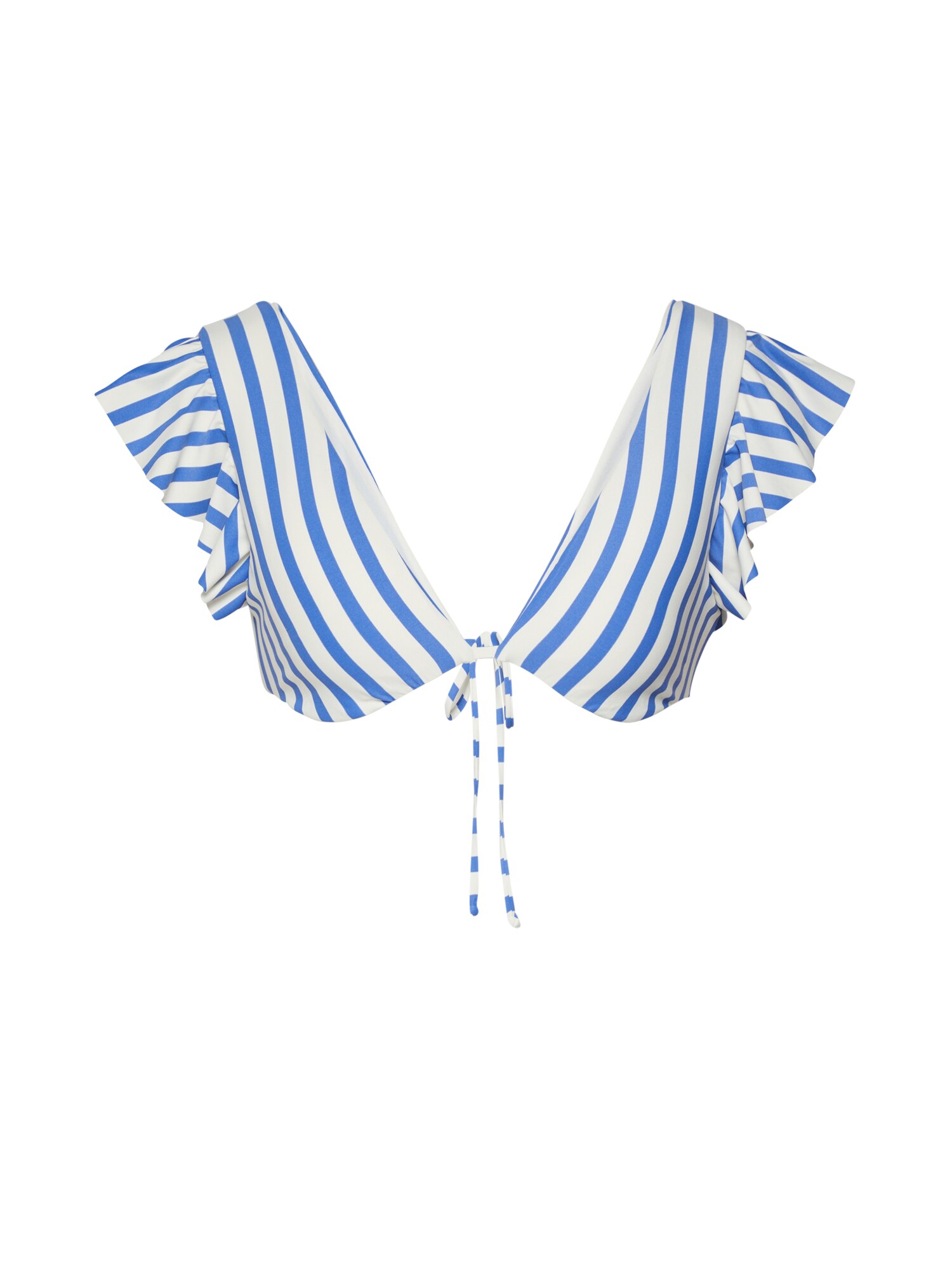 BILLABONG Bikinio viršutinė dalis 'blue by u plunge'  balta / mėlyna