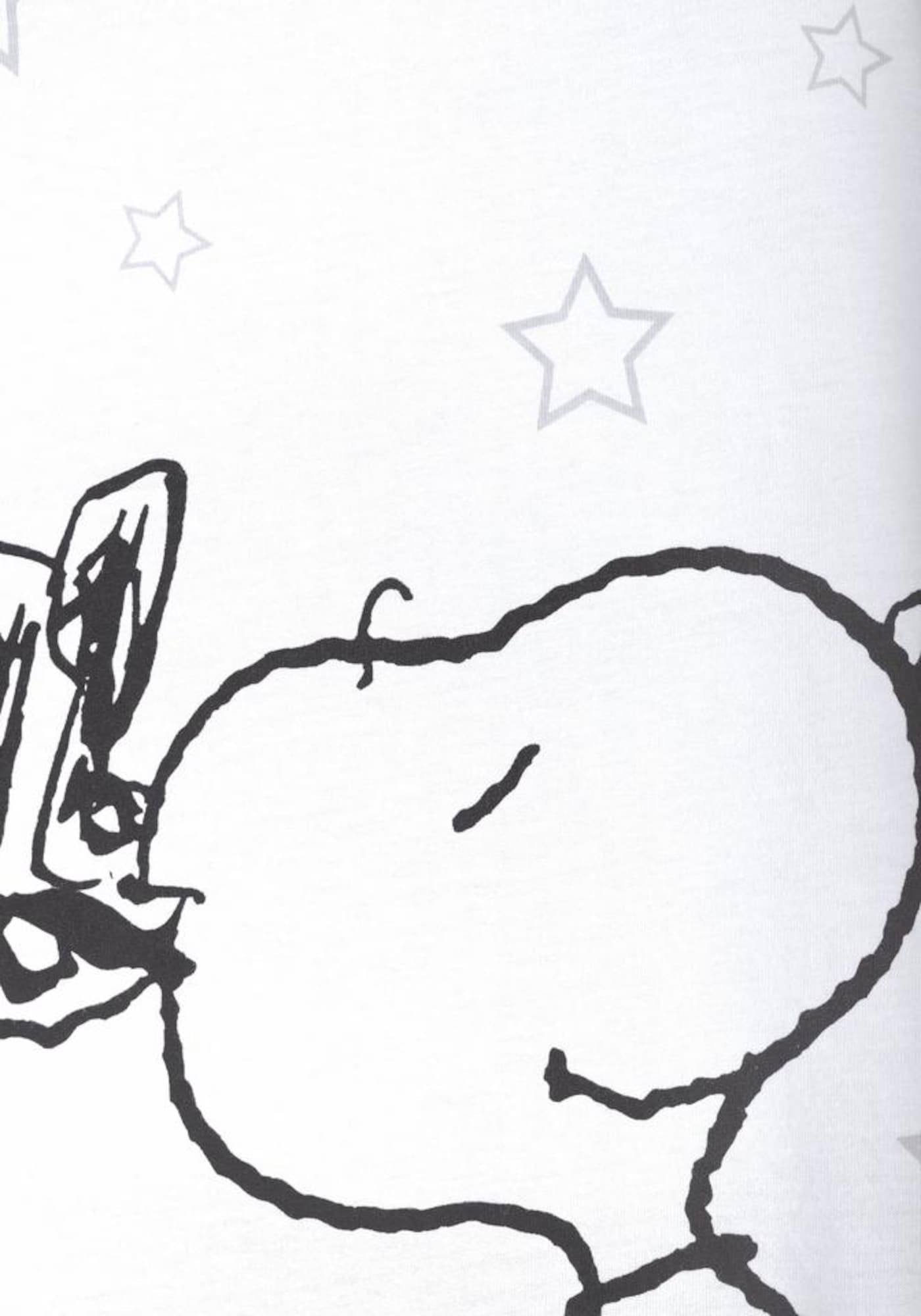 PEANUTS Pyžamo sivá / biela (obrázok 5)