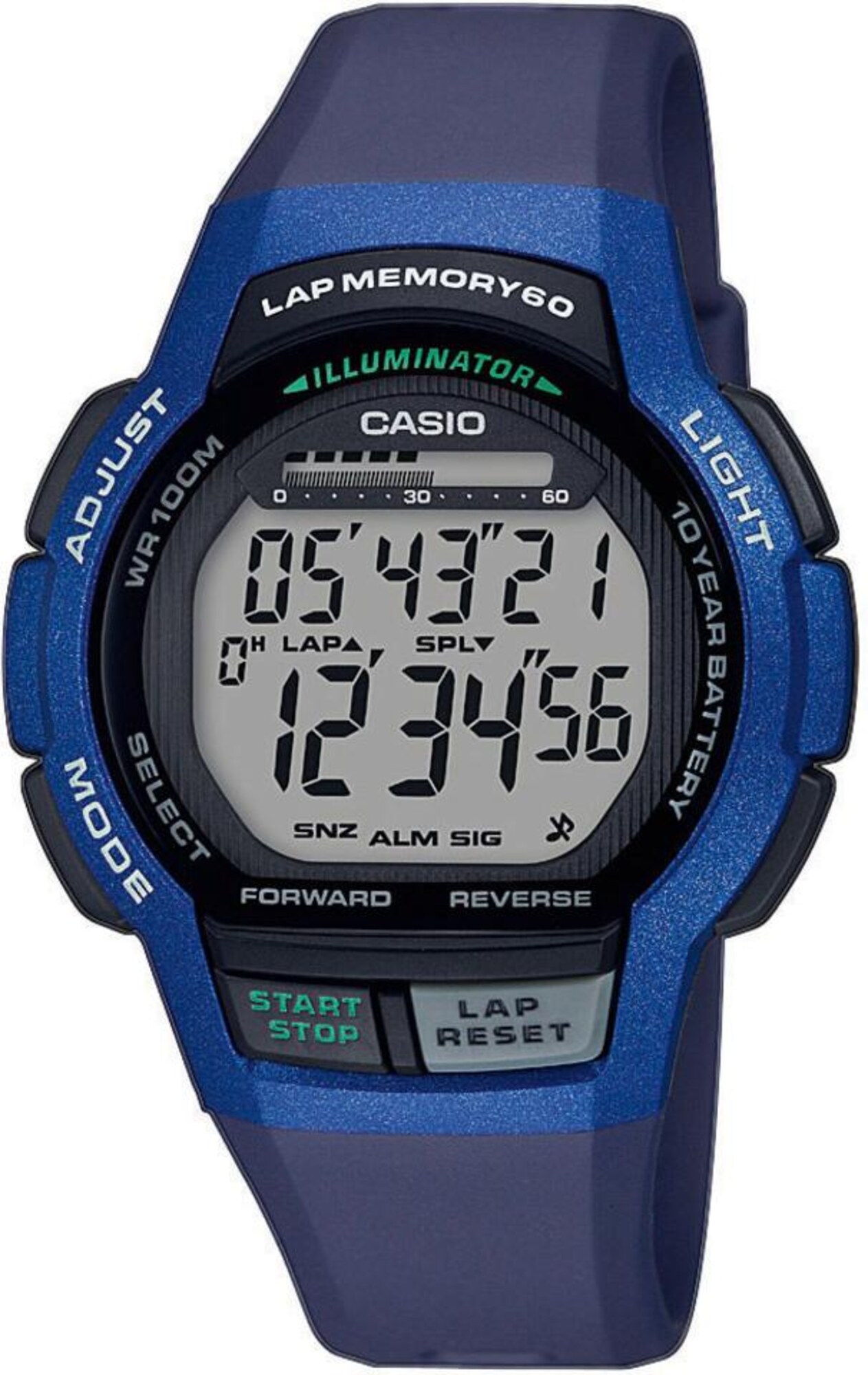 CASIO Sportuhr ''''WS-1000H-2AVEF'''' blau / dunkelblau