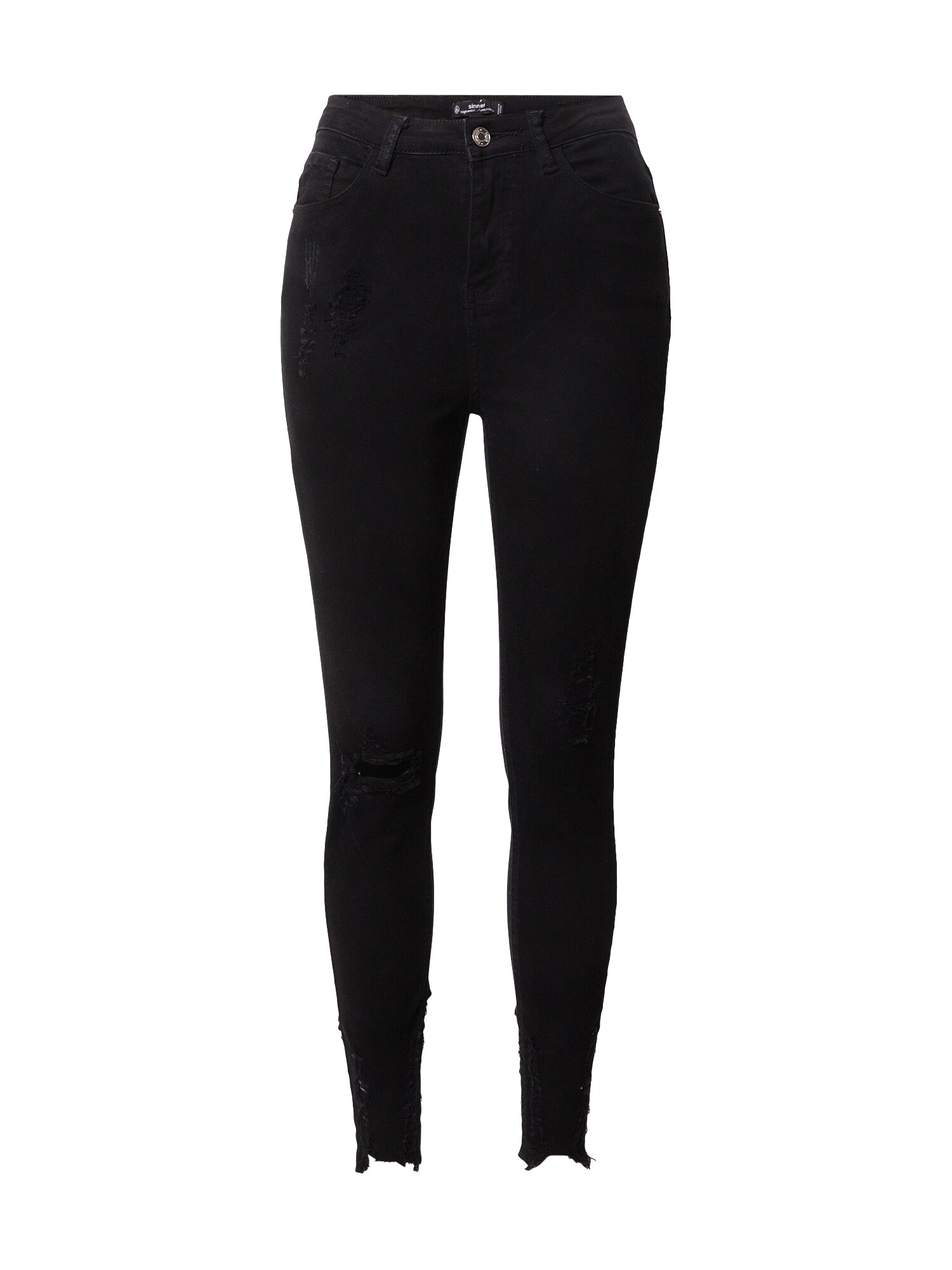 Missguided Džinsai 'Sinner'  juoda