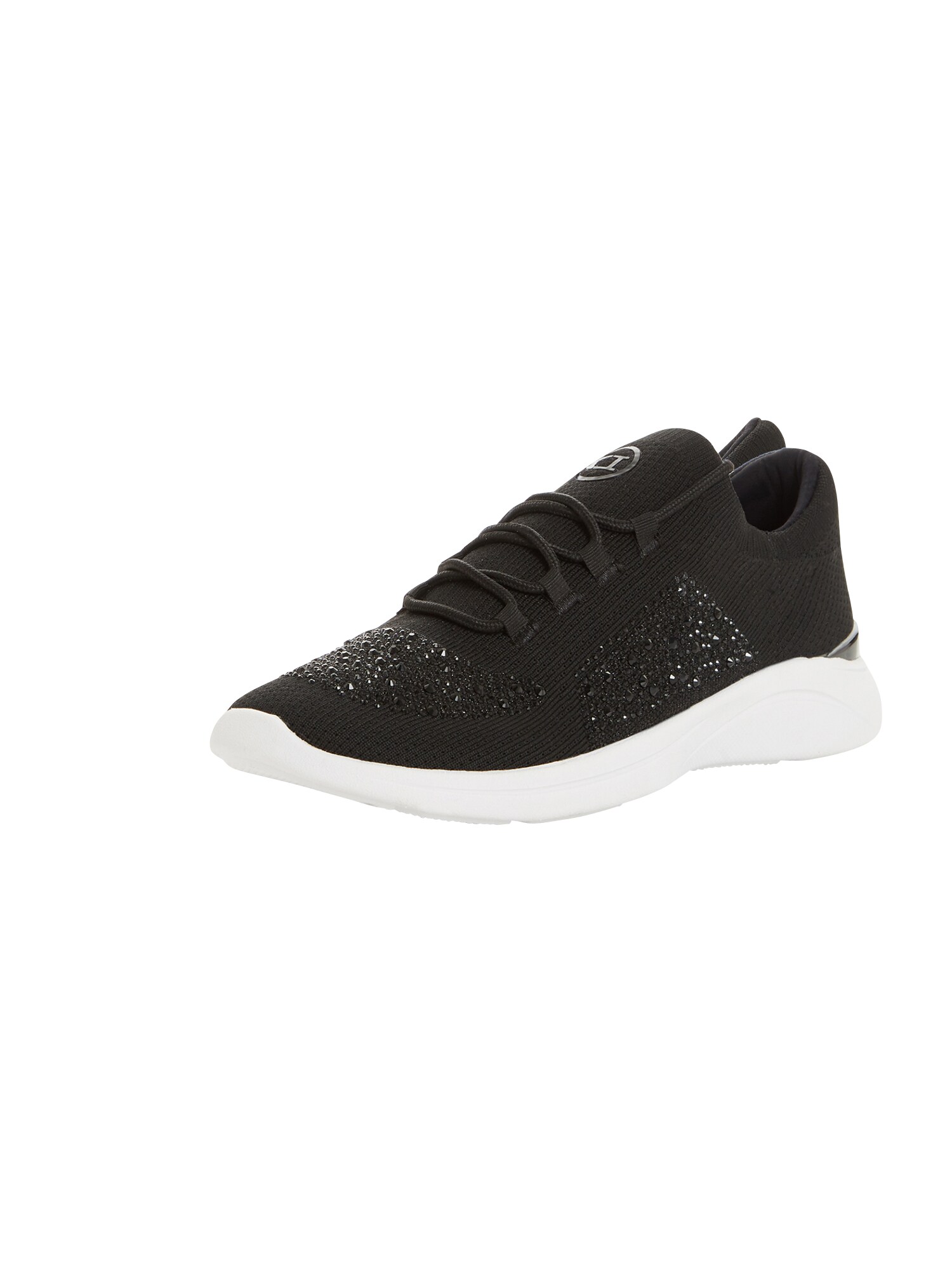 Dune LONDON Sportbačiai be auliuko 'EASY LACE UP'  juoda / balta