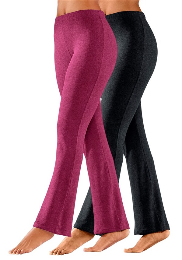 VIVANCE, Leggings, lila & fekete, 2 kép a 3 közül