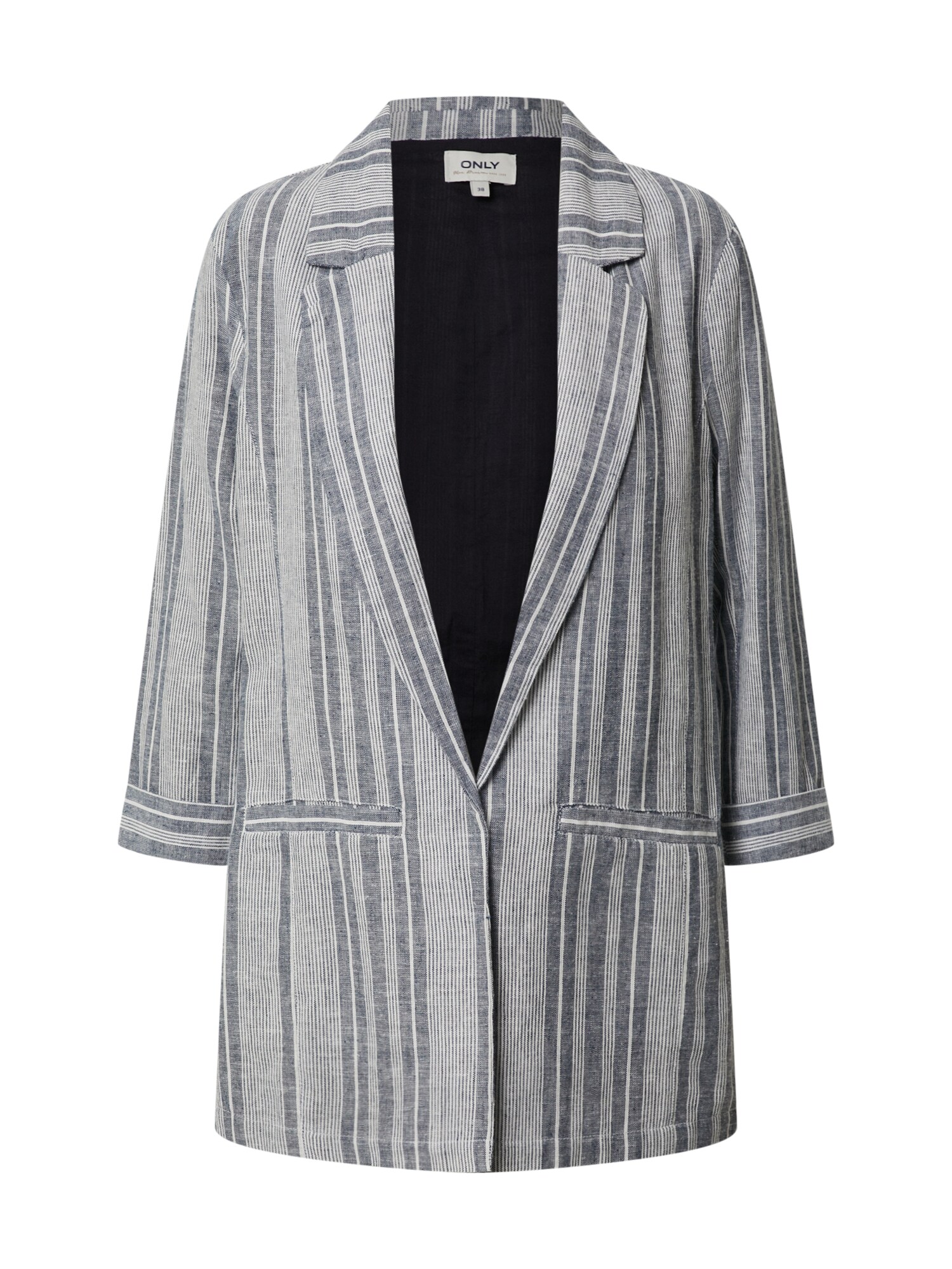 ONLY Blazer švarkas 'ONLPALOMA'  balta / melsvai pilka