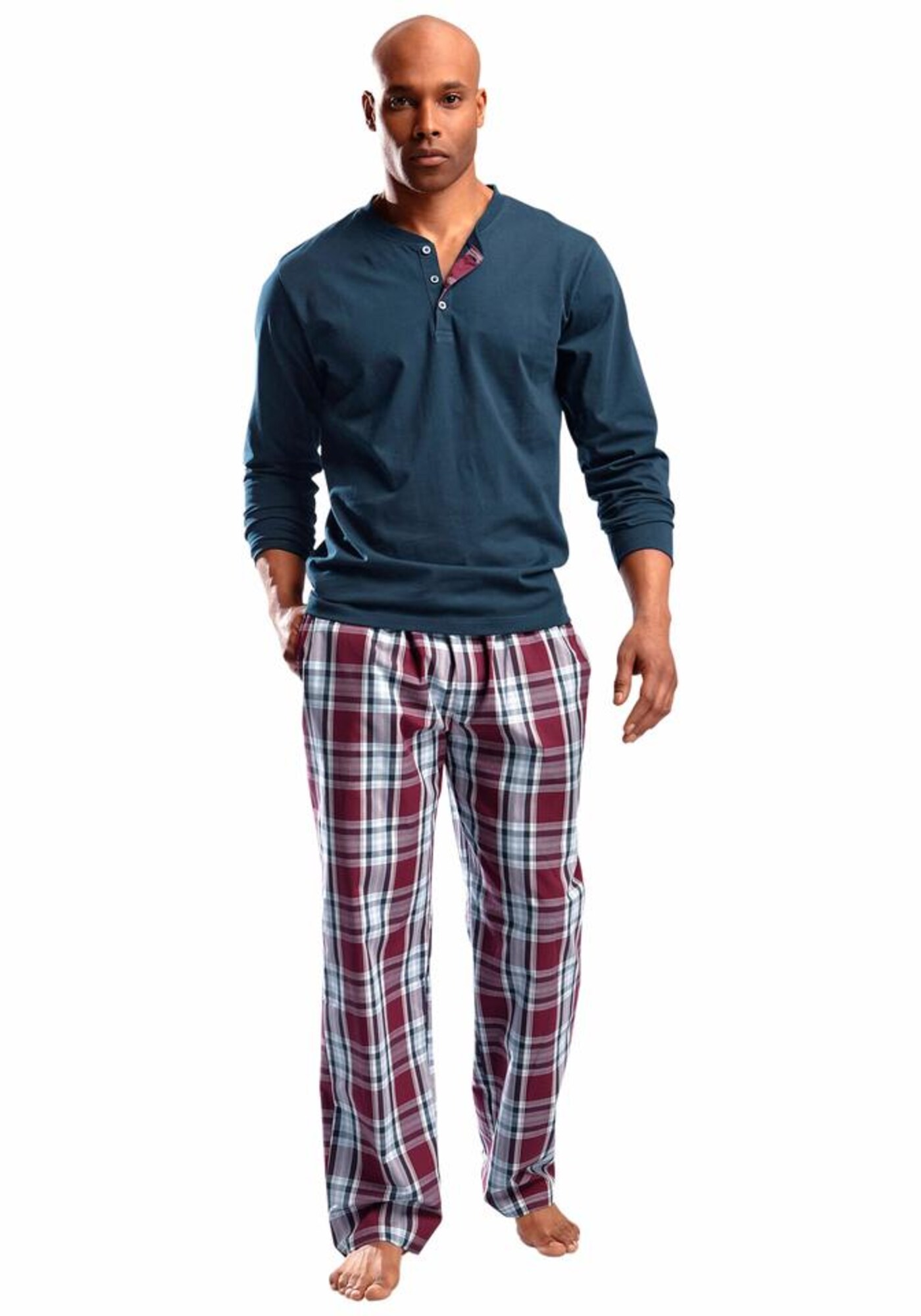 HIS JEANS Hosszú pizsama  vegyes színek akciós termékkép 1