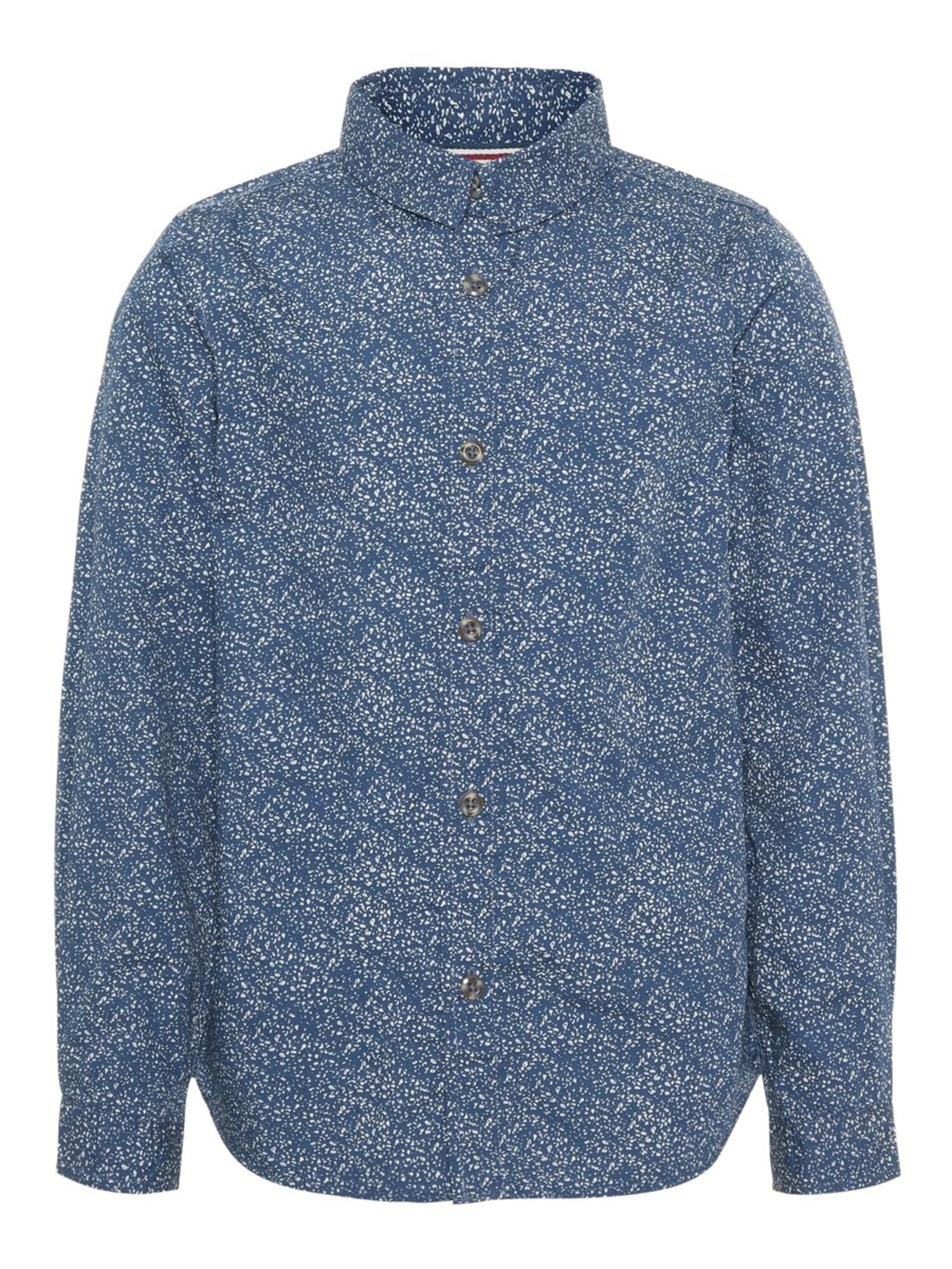 Name It Jongens Overhemd Saffier Wit name it kopen in de aanbieding