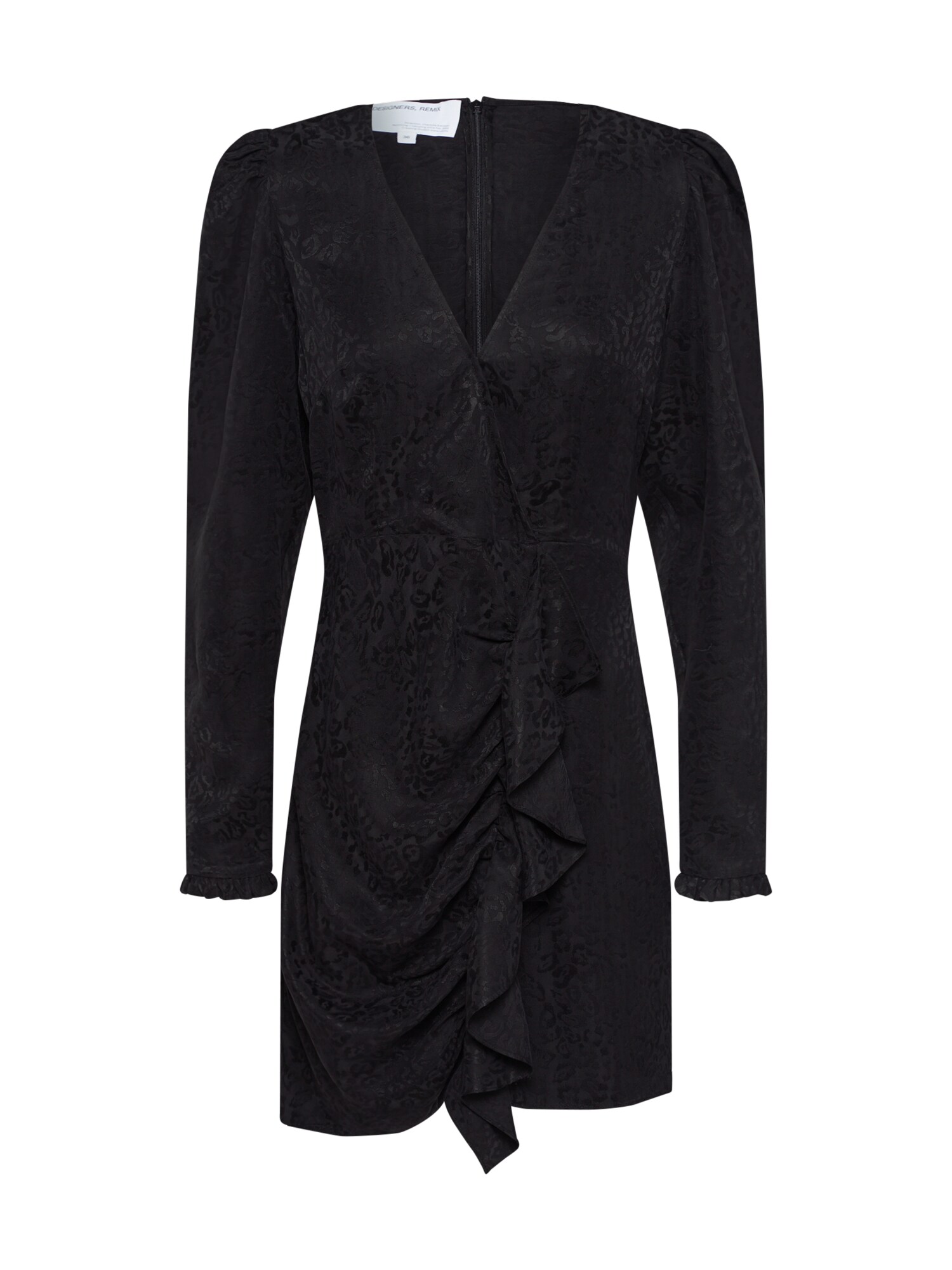 Designers Remix Suknelė 'Ruben Wrap Dress'  juoda