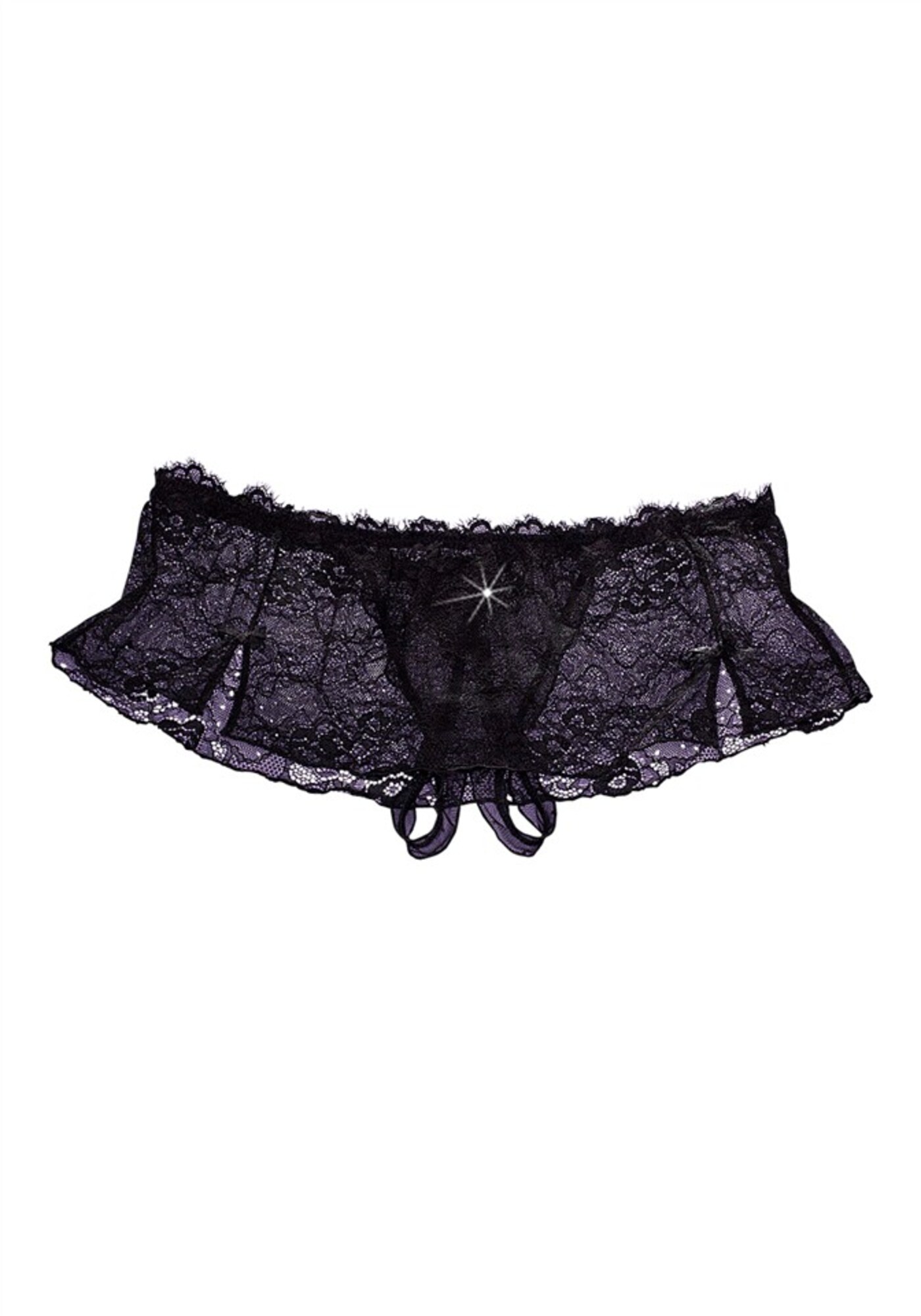 PETITE FLEUR GOLD Tanga  negru