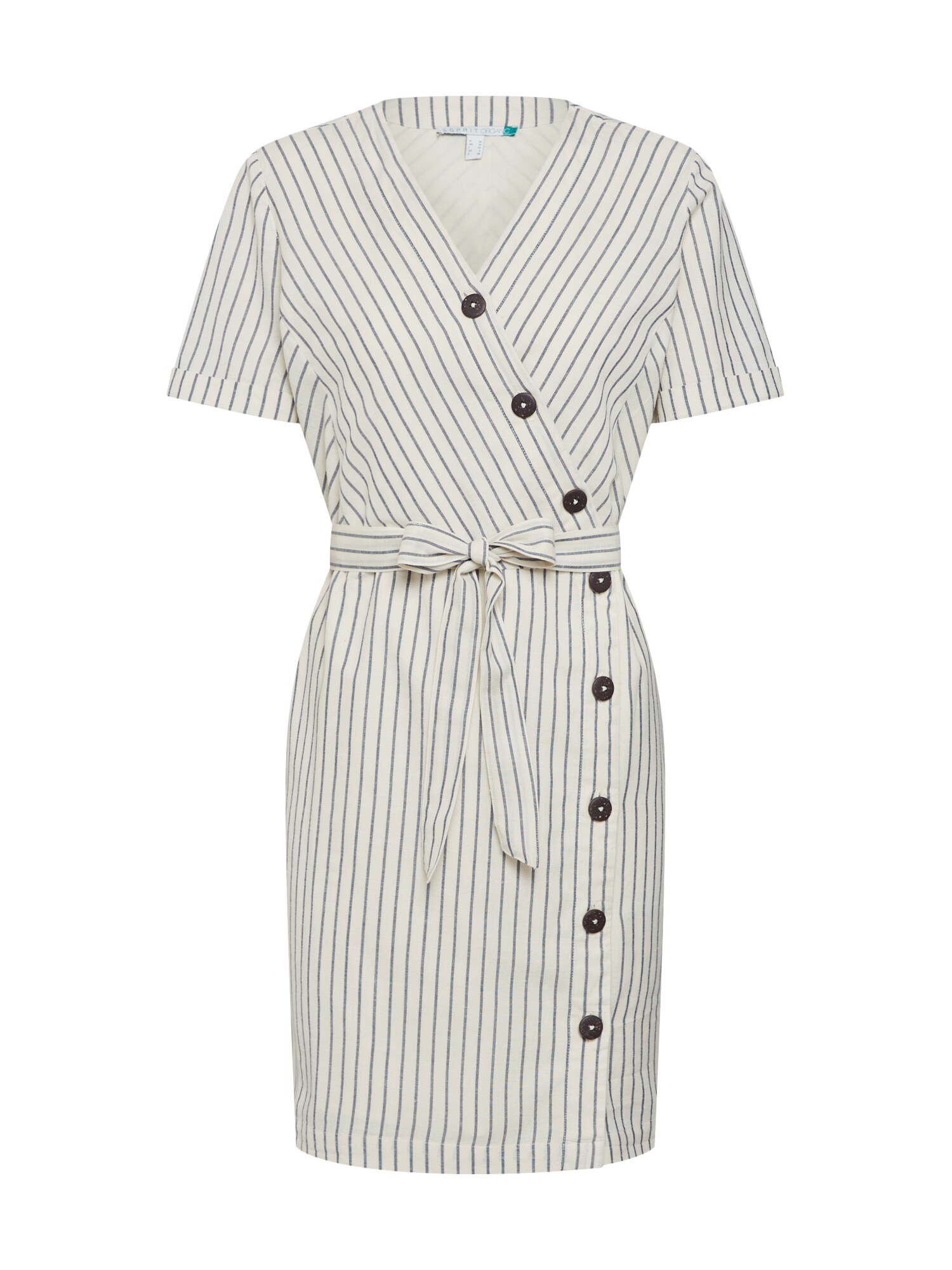 Esprit Dames Jurk Lichtbeige Lichtgrijs esprit kopen in de aanbieding